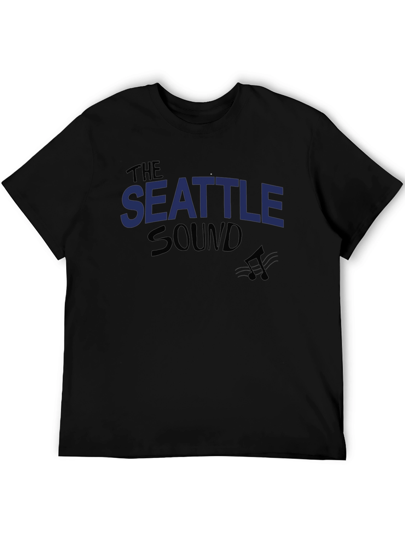 Seattle Sound Music T-Shirt - Black Graphic Tee