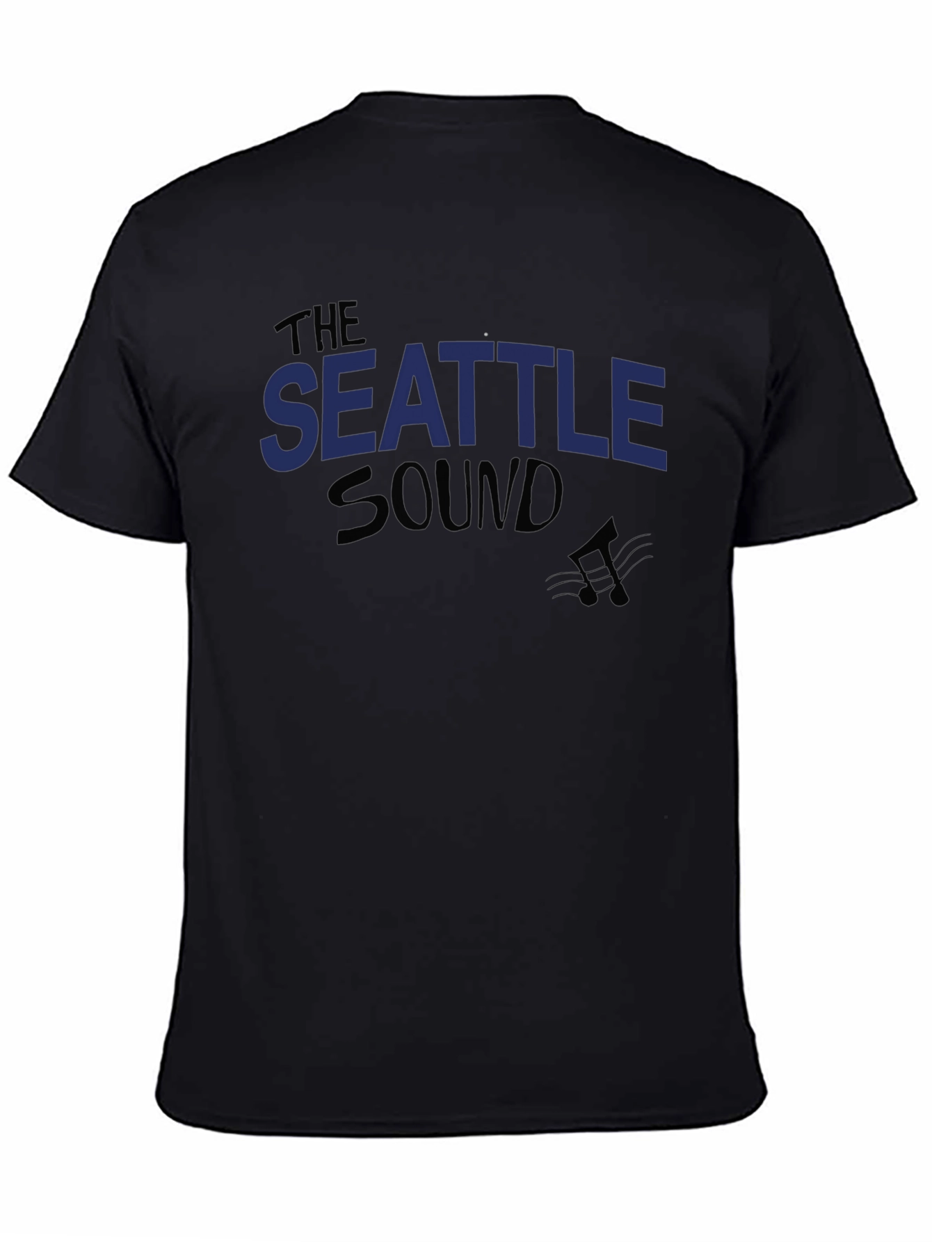 Seattle Sound Music T-Shirt - Black Graphic Tee