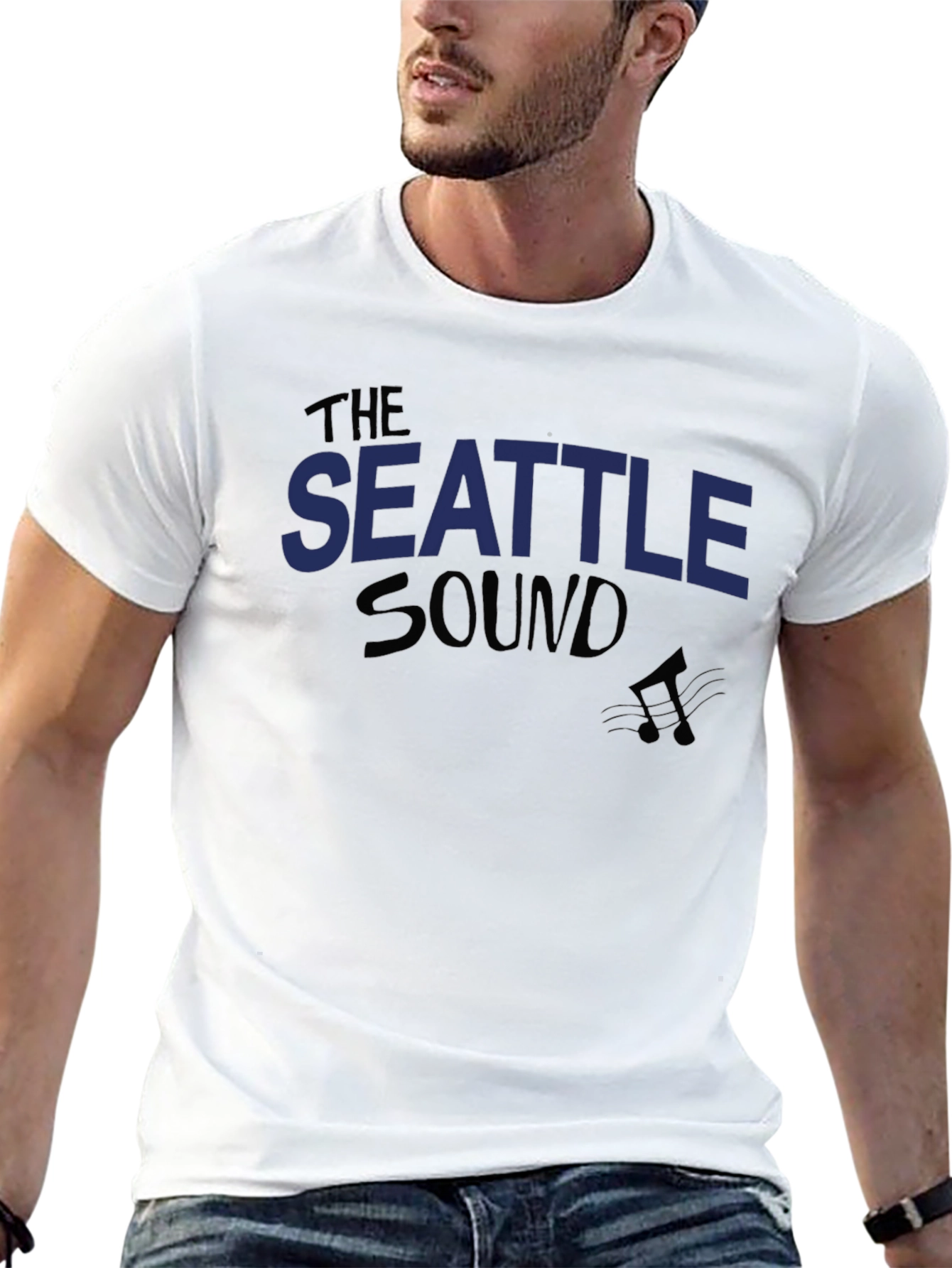 Seattle Sound Music T-Shirt - Black Graphic Tee