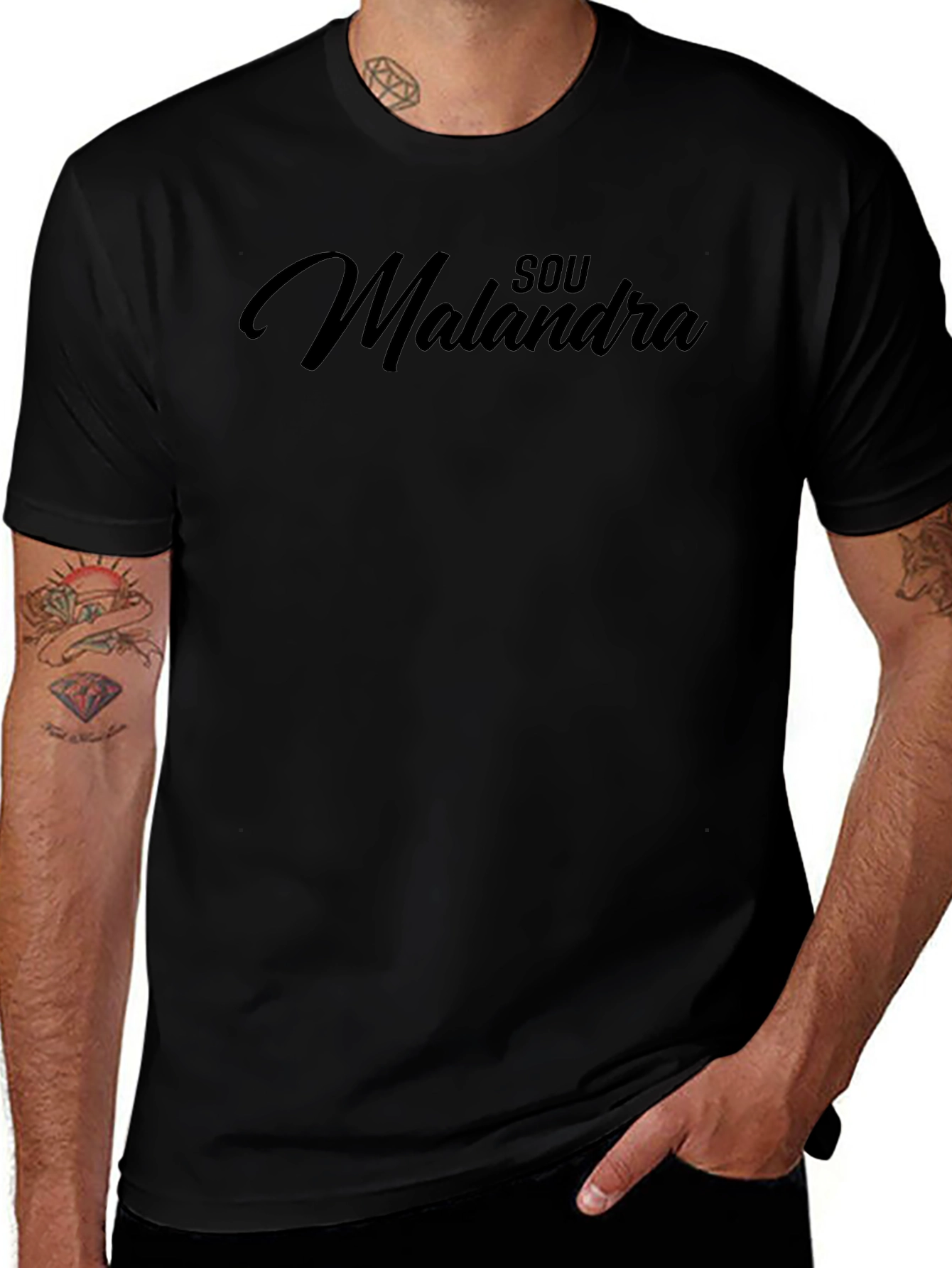 Sou Malandra Black T-Shirt