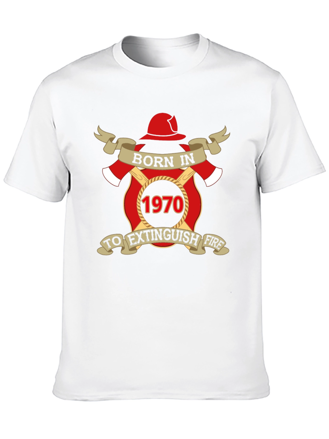 Born in 1970 Firefighter T-Shirt