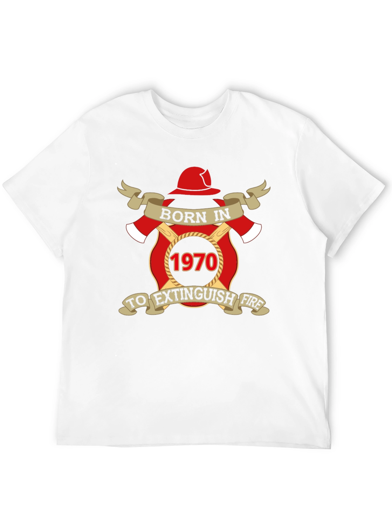 Born in 1970 Firefighter T-Shirt