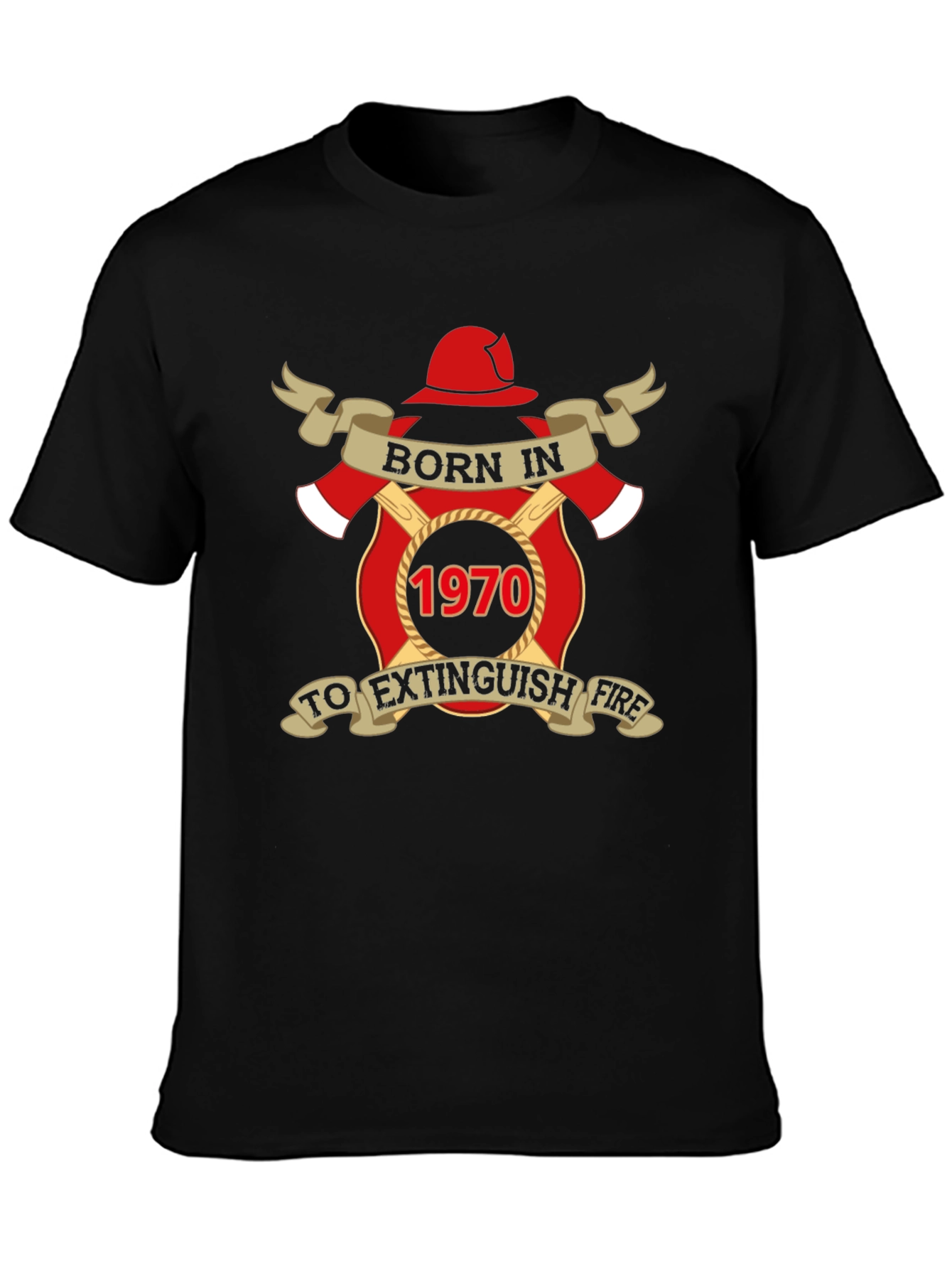 Born in 1970 Firefighter T-Shirt