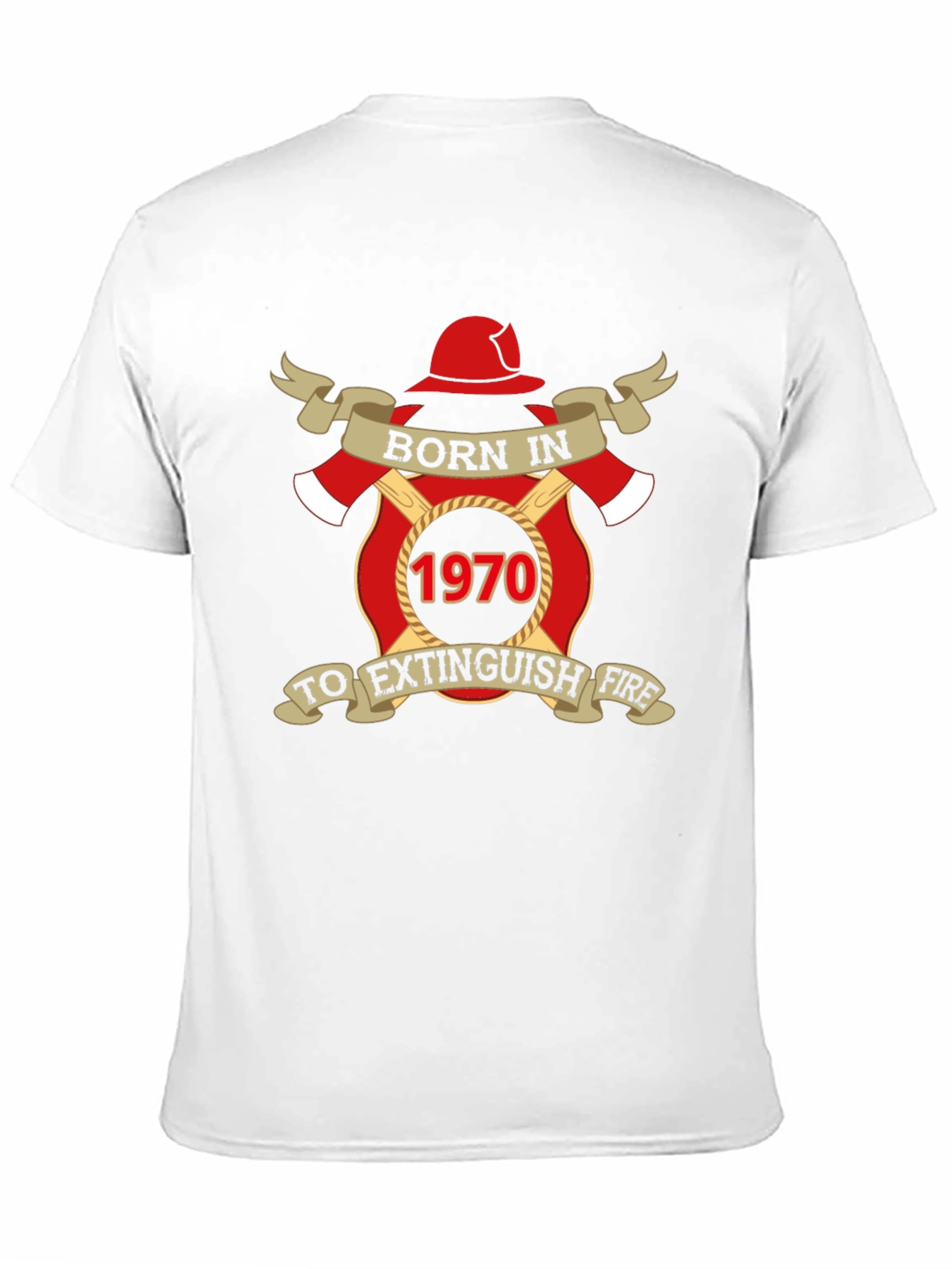 Born in 1970 Firefighter T-Shirt