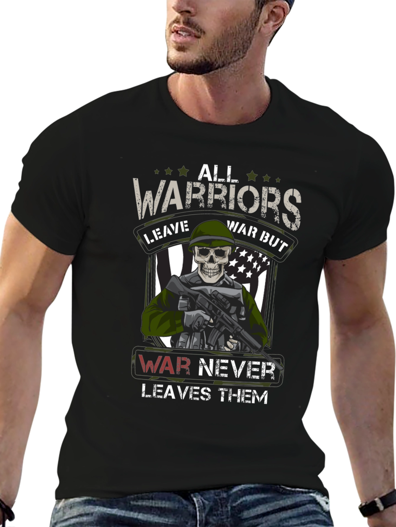 All Warriors Graphic Print T-Shirt