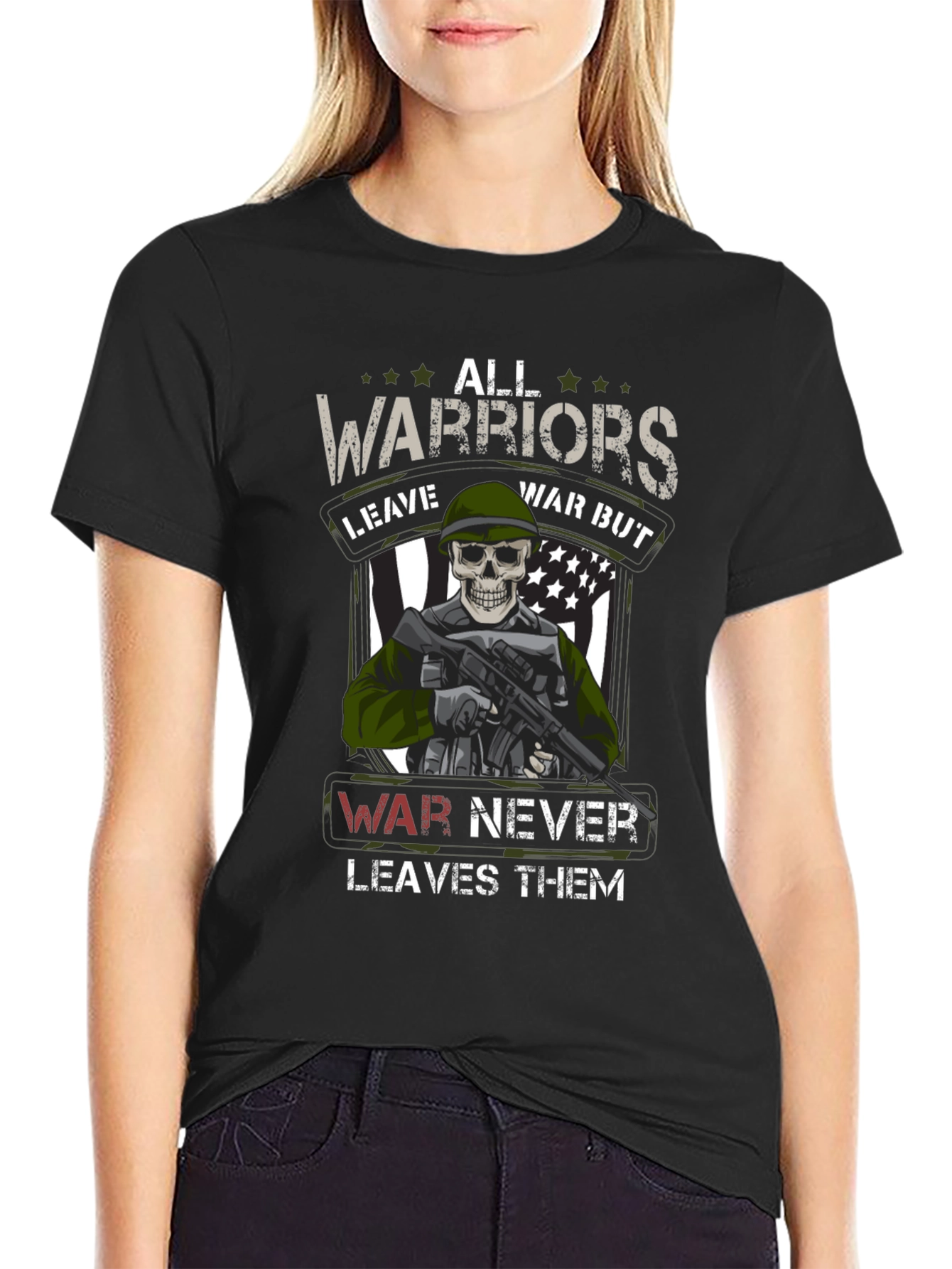 All Warriors Graphic Print T-Shirt