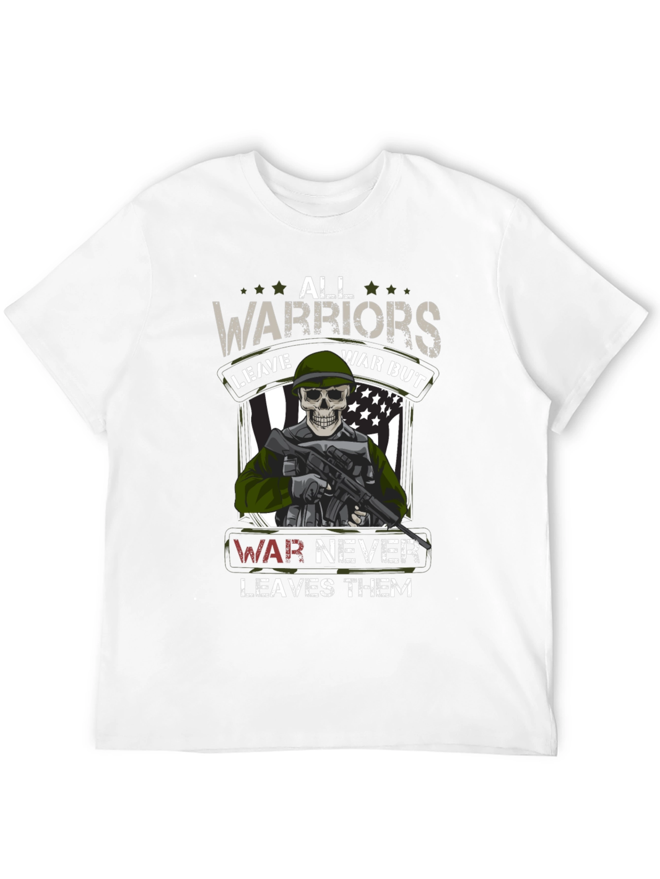 All Warriors Graphic Print T-Shirt