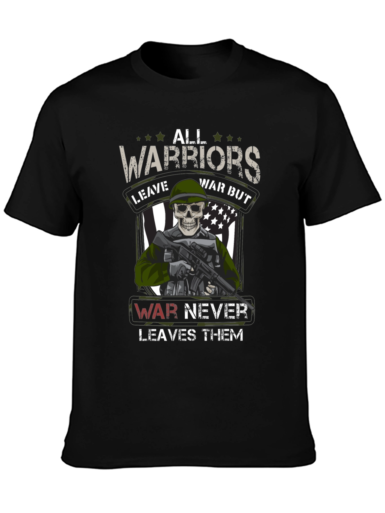 All Warriors Graphic Print T-Shirt