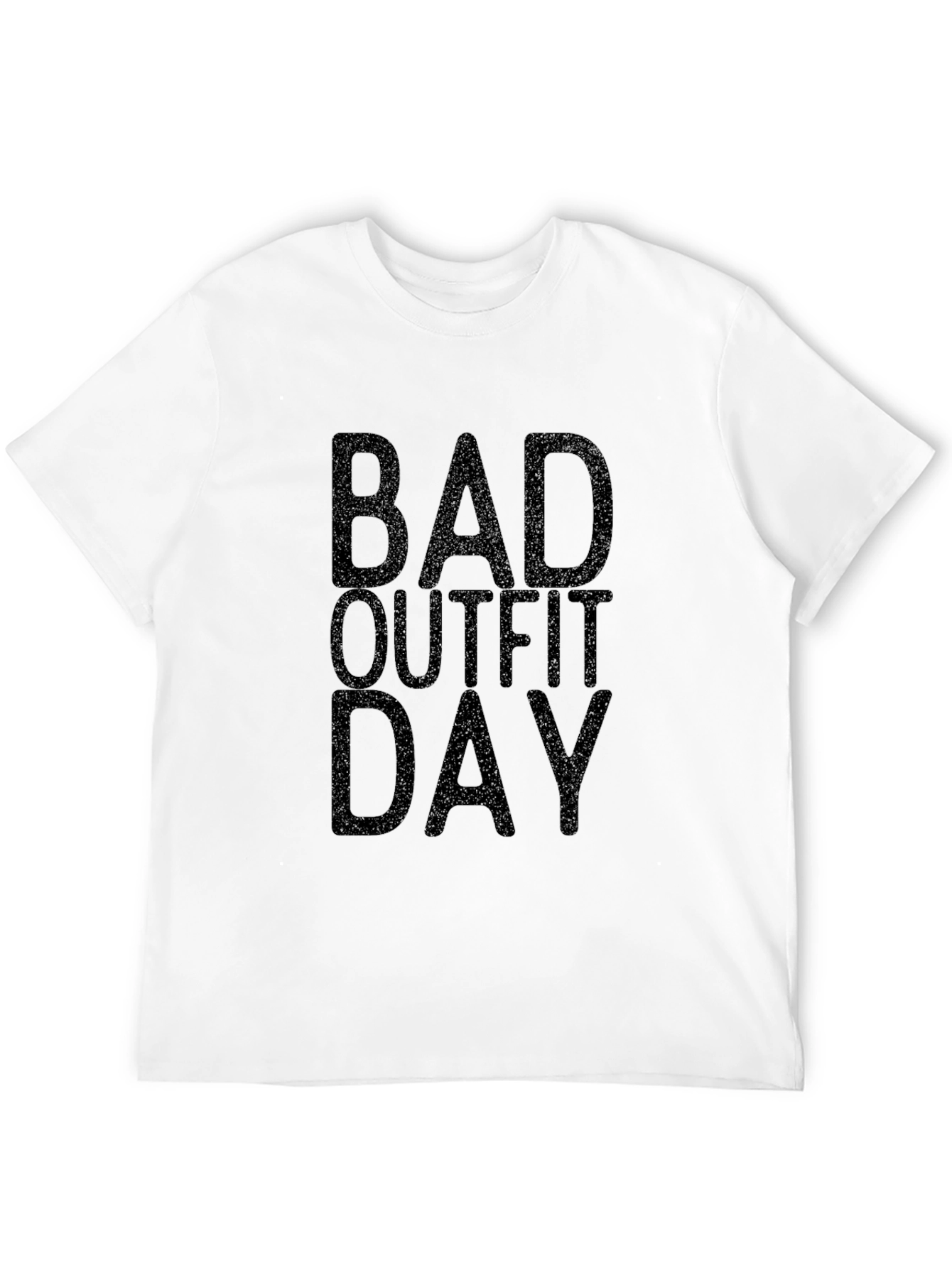 Bad Outfit Day Graphic Tee - Black