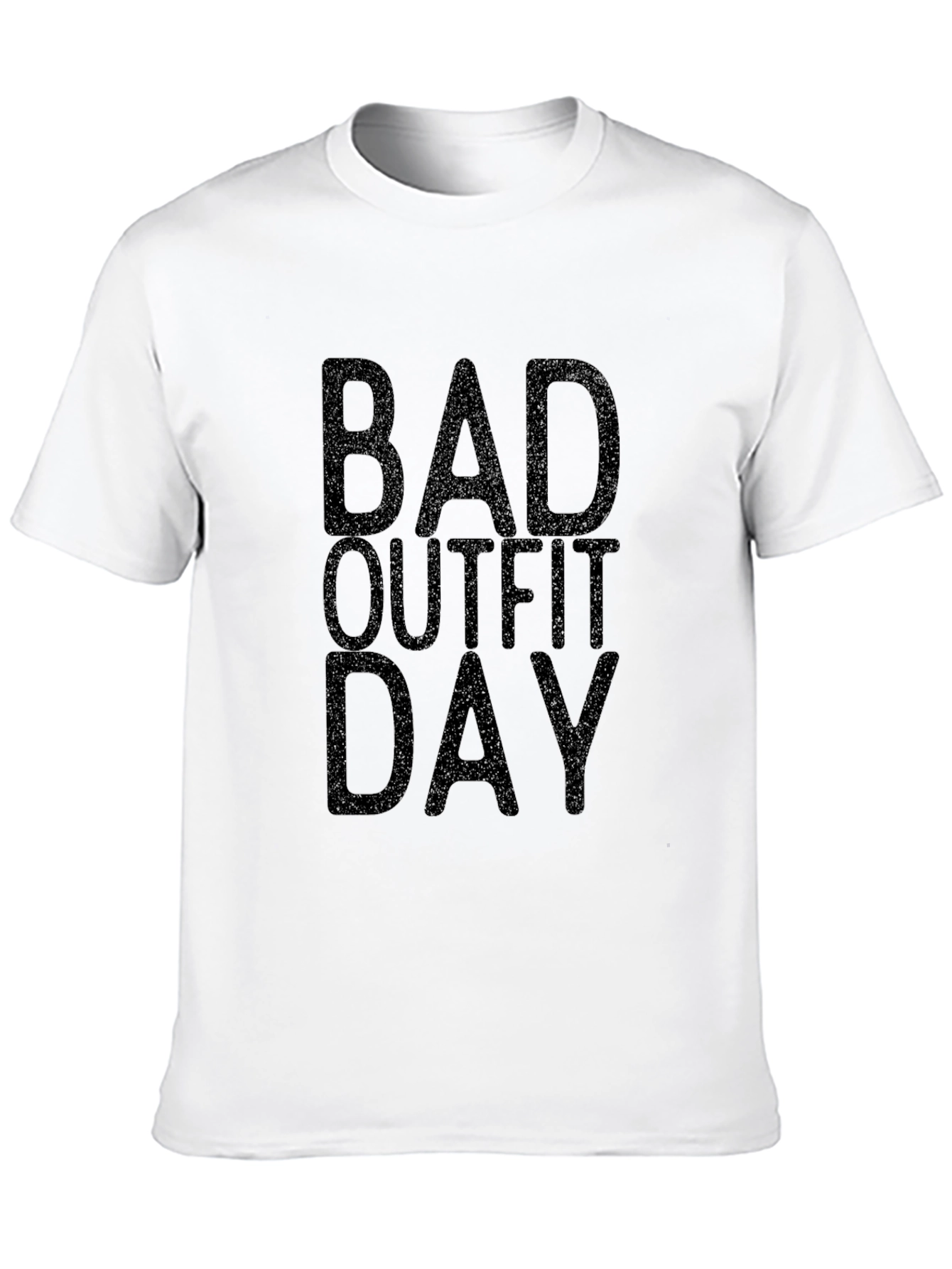 Bad Outfit Day Graphic Tee - Black