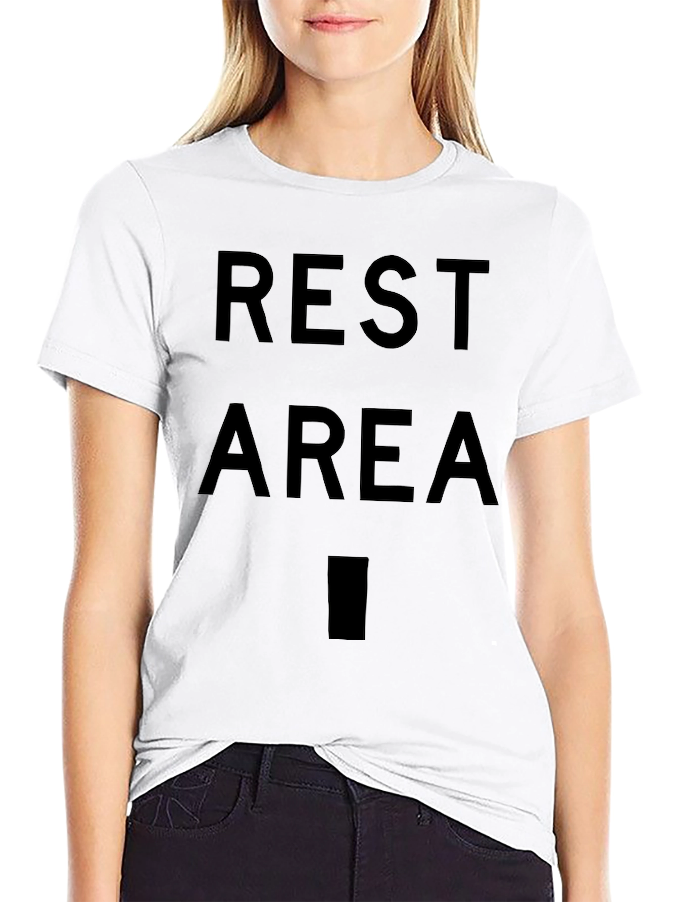 Rest Area Graphic T-Shirt - Novelty Tee