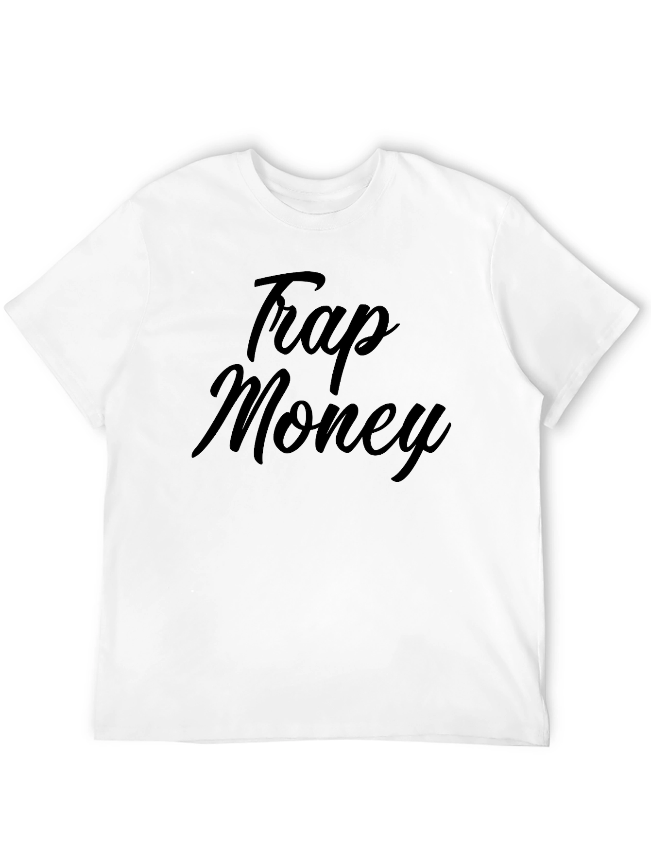 Trap Money Black T-Shirt - Bold Statement Tee