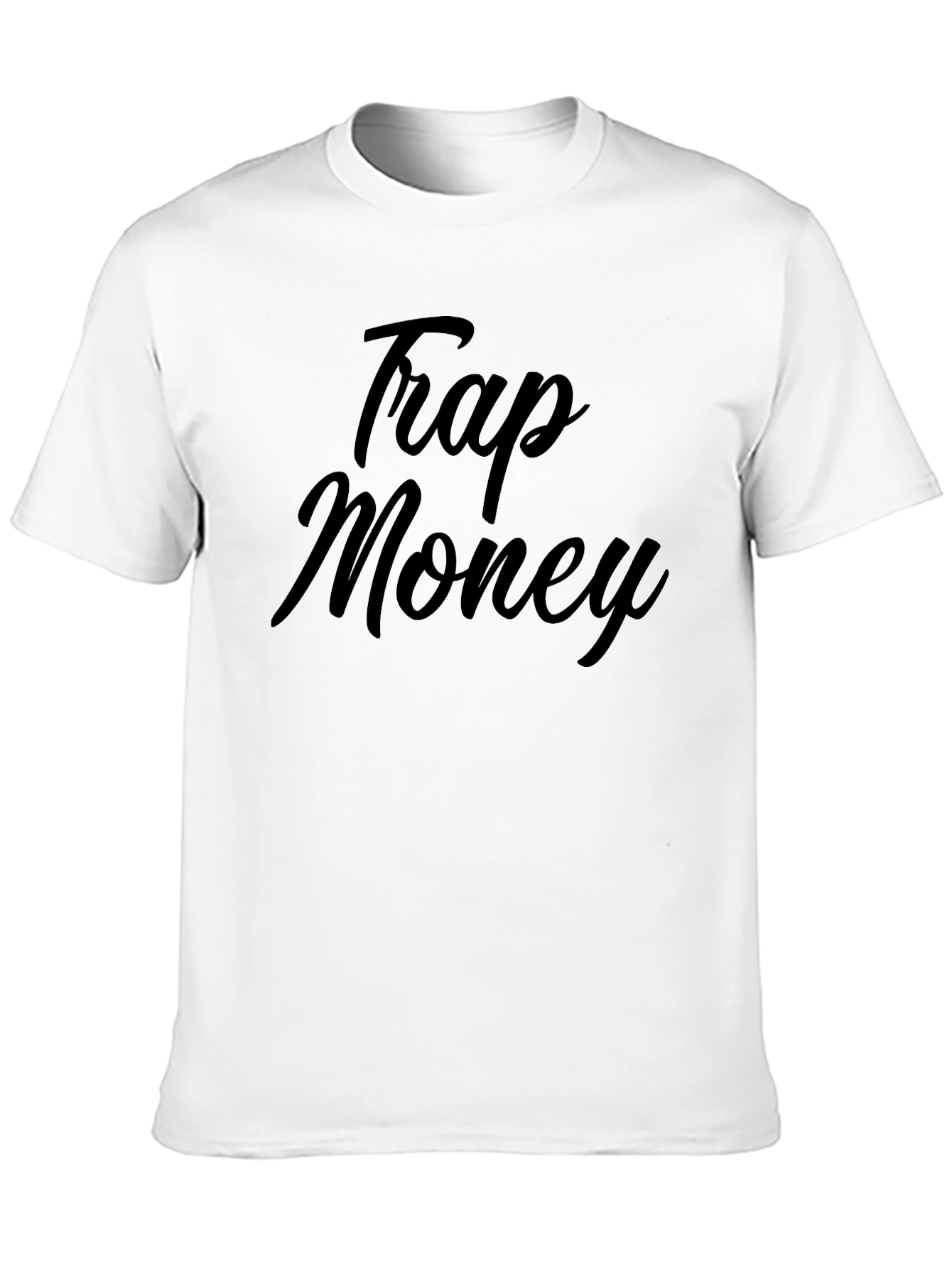 Trap Money Black T-Shirt - Bold Statement Tee