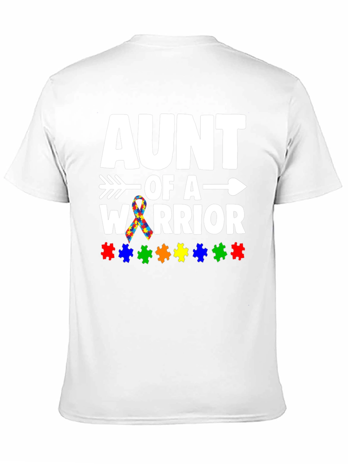 Aunt of a Warrior Autism Awareness T-Shirt