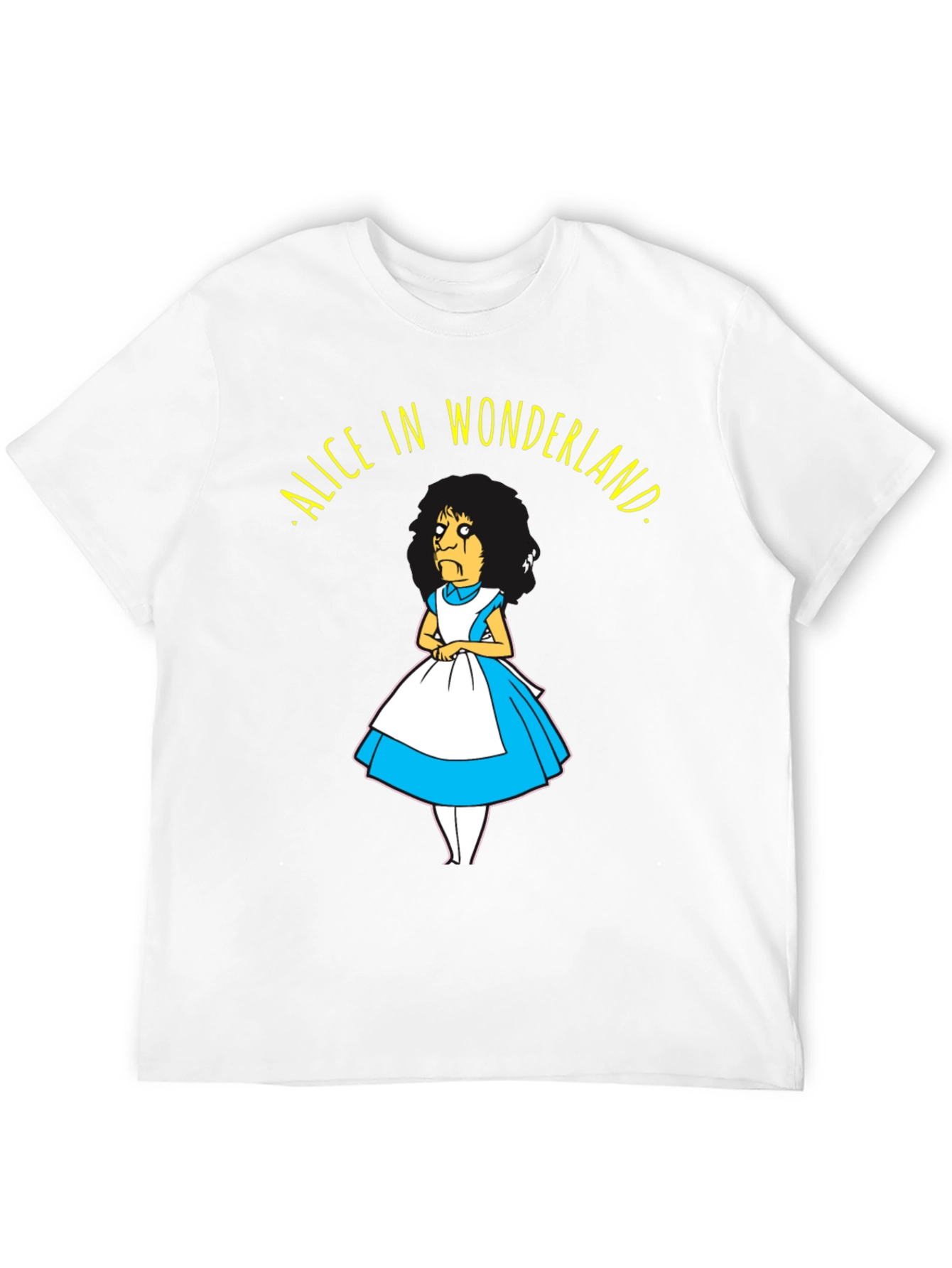 Alice in Wonderland Funny Graphic T-Shirt