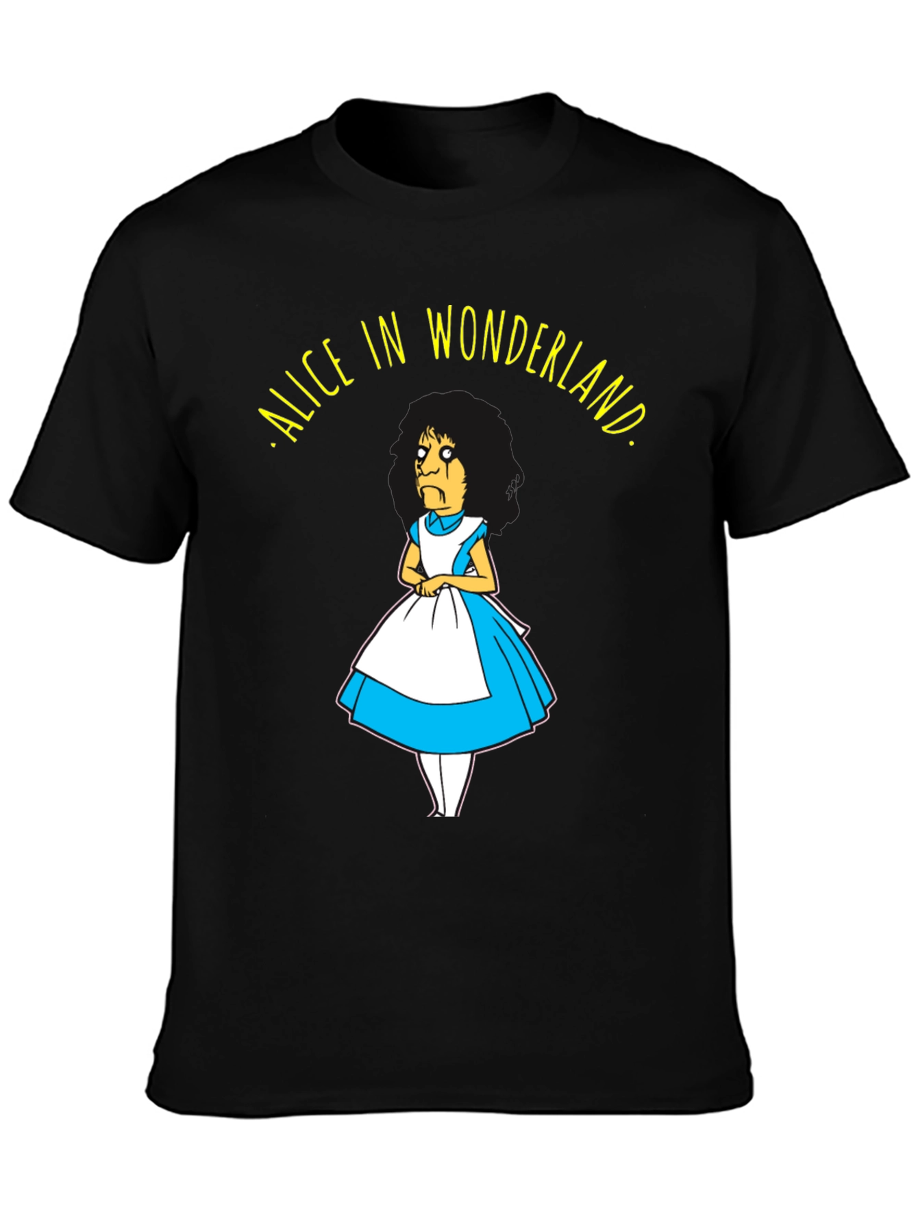 Alice in Wonderland Funny Graphic T-Shirt