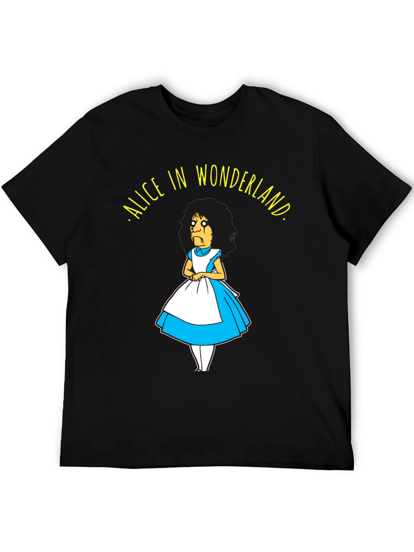 Alice in Wonderland Funny Graphic T-Shirt