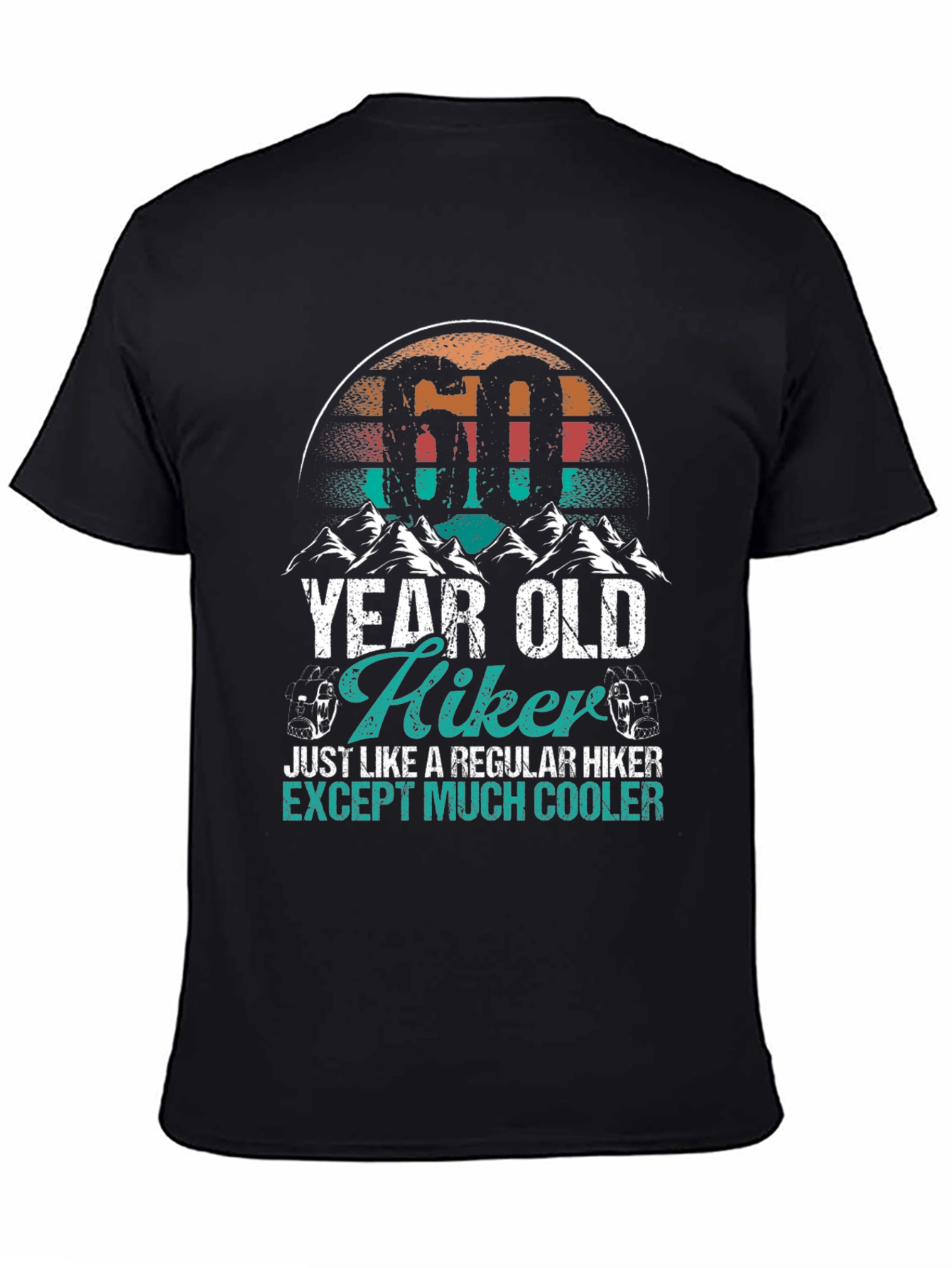 60 Year Old Hiker T-Shirt - Cool Hiking Gift