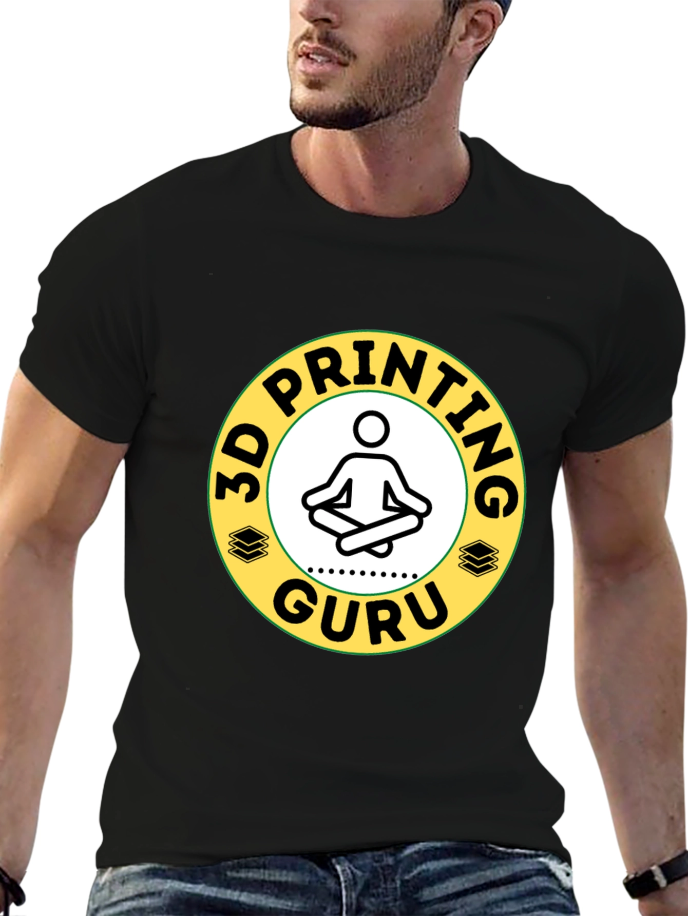 3D Printing Guru T-Shirt - Black