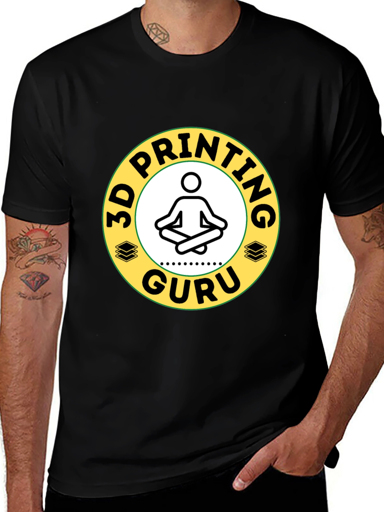 3D Printing Guru T-Shirt - Black