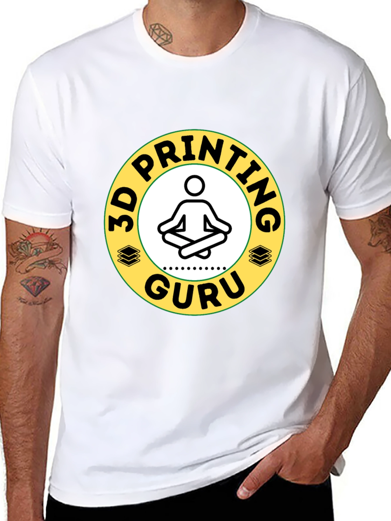 3D Printing Guru T-Shirt - Black