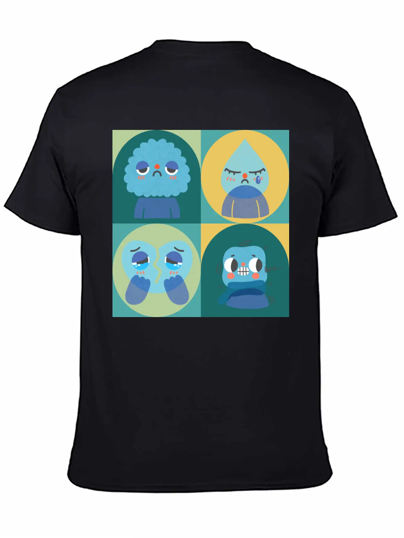 Sad Cry Cold And Teary Lightweight Cotton T-Shirt – Daily Comfort Graphic Shirt