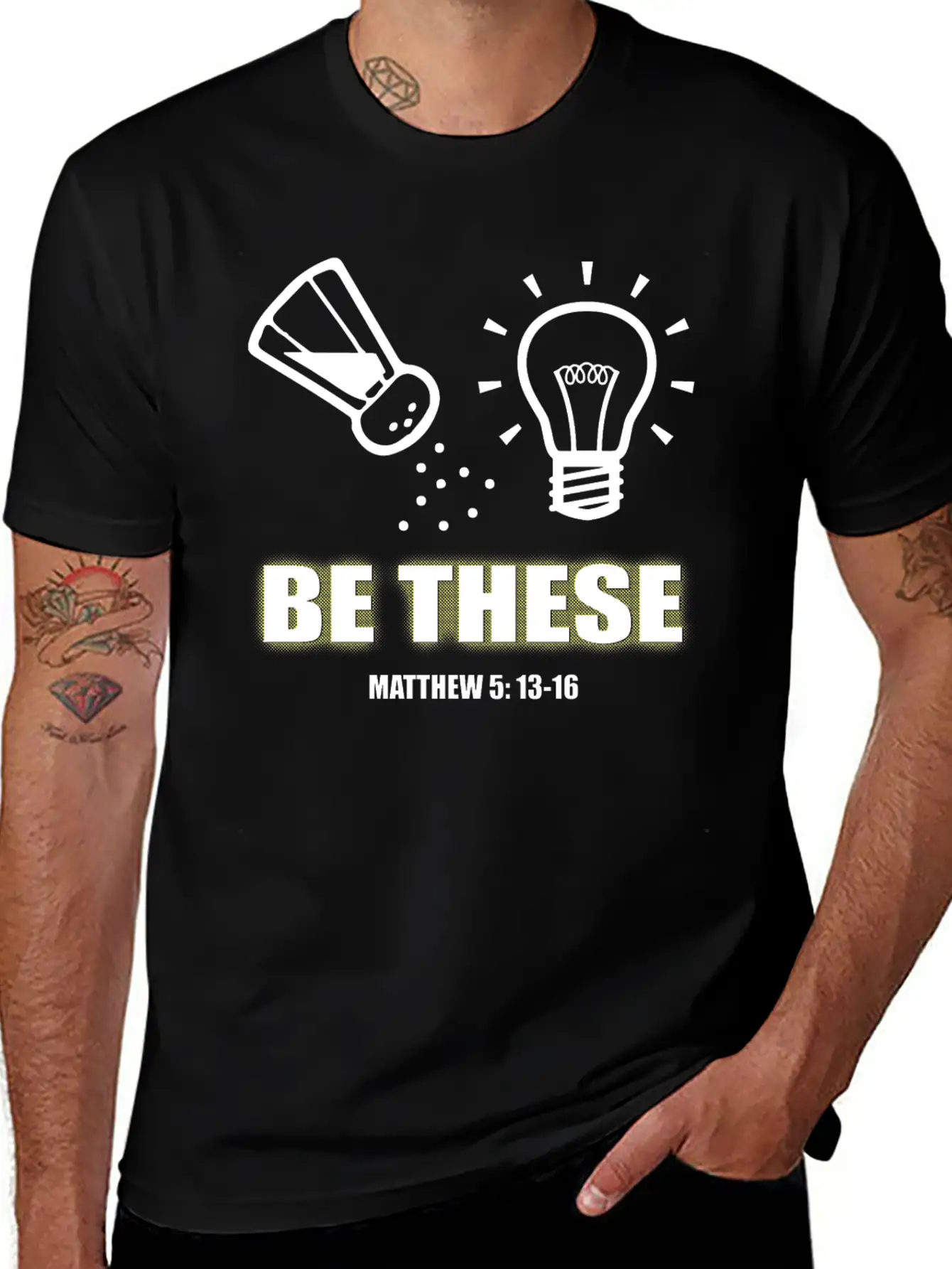 Salt And Light T-shirt Lightweight Cotton T-Shirt – Daily Comfort Graphic Shirt