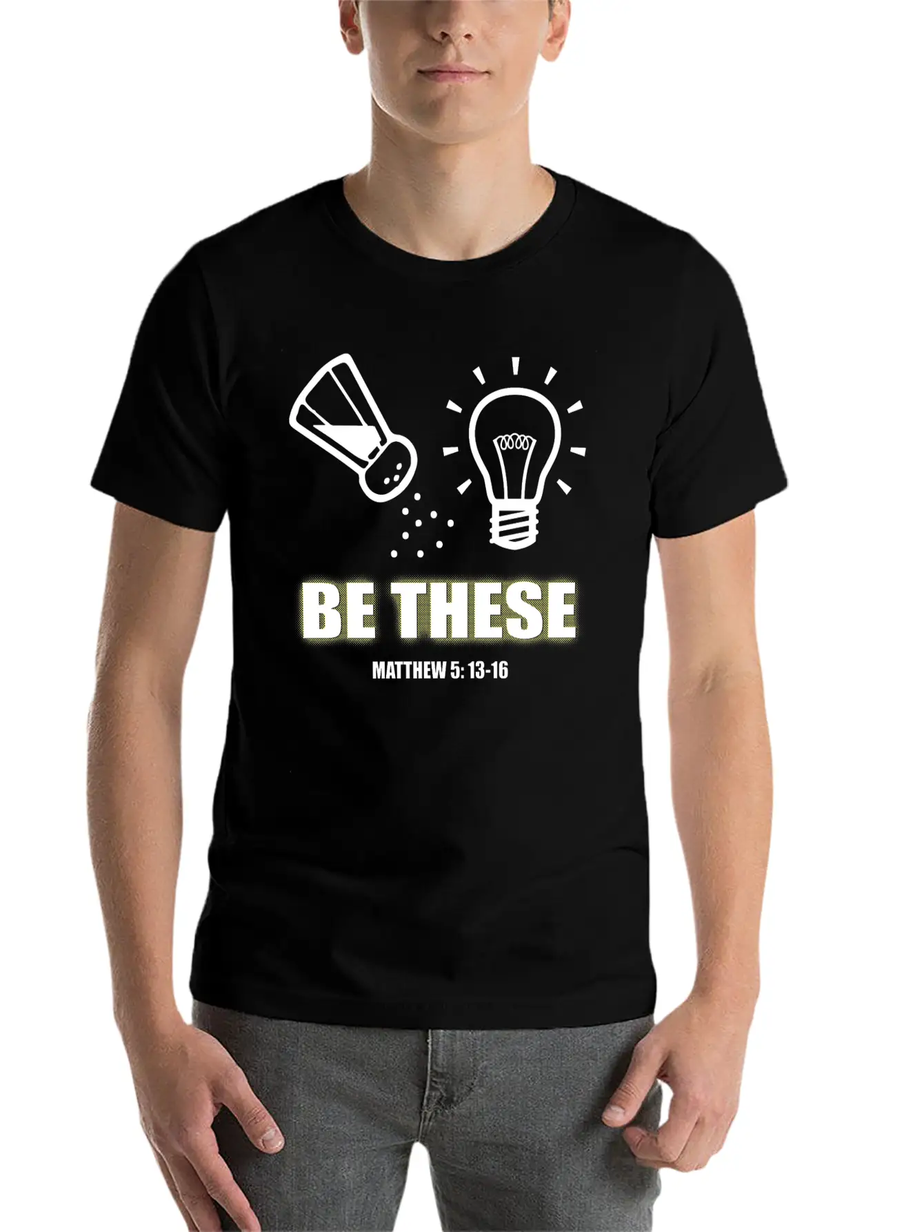 Salt And Light T-shirt Lightweight Cotton T-Shirt – Daily Comfort Graphic Shirt