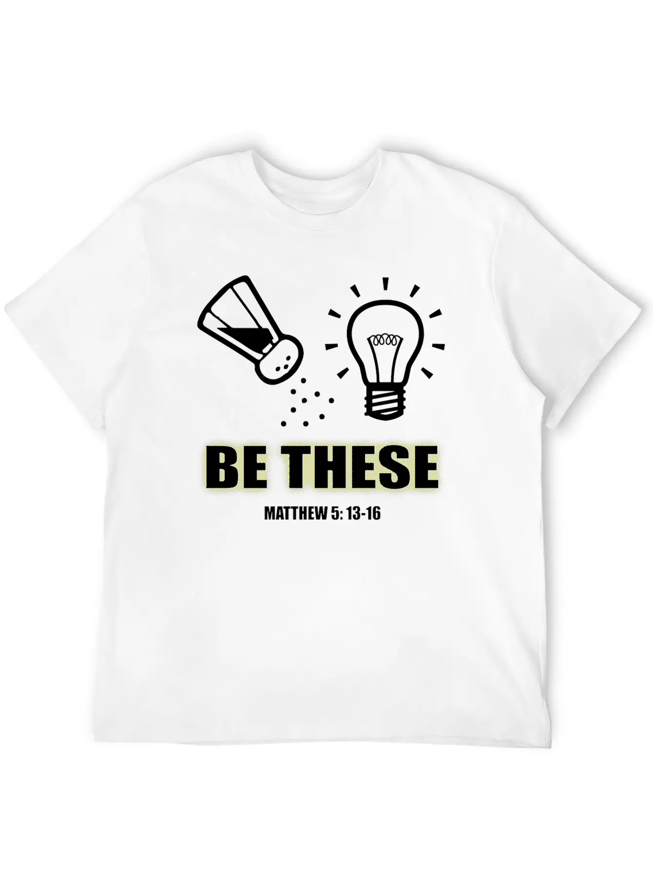 Salt And Light T-shirt Lightweight Cotton T-Shirt – Daily Comfort Graphic Shirt
