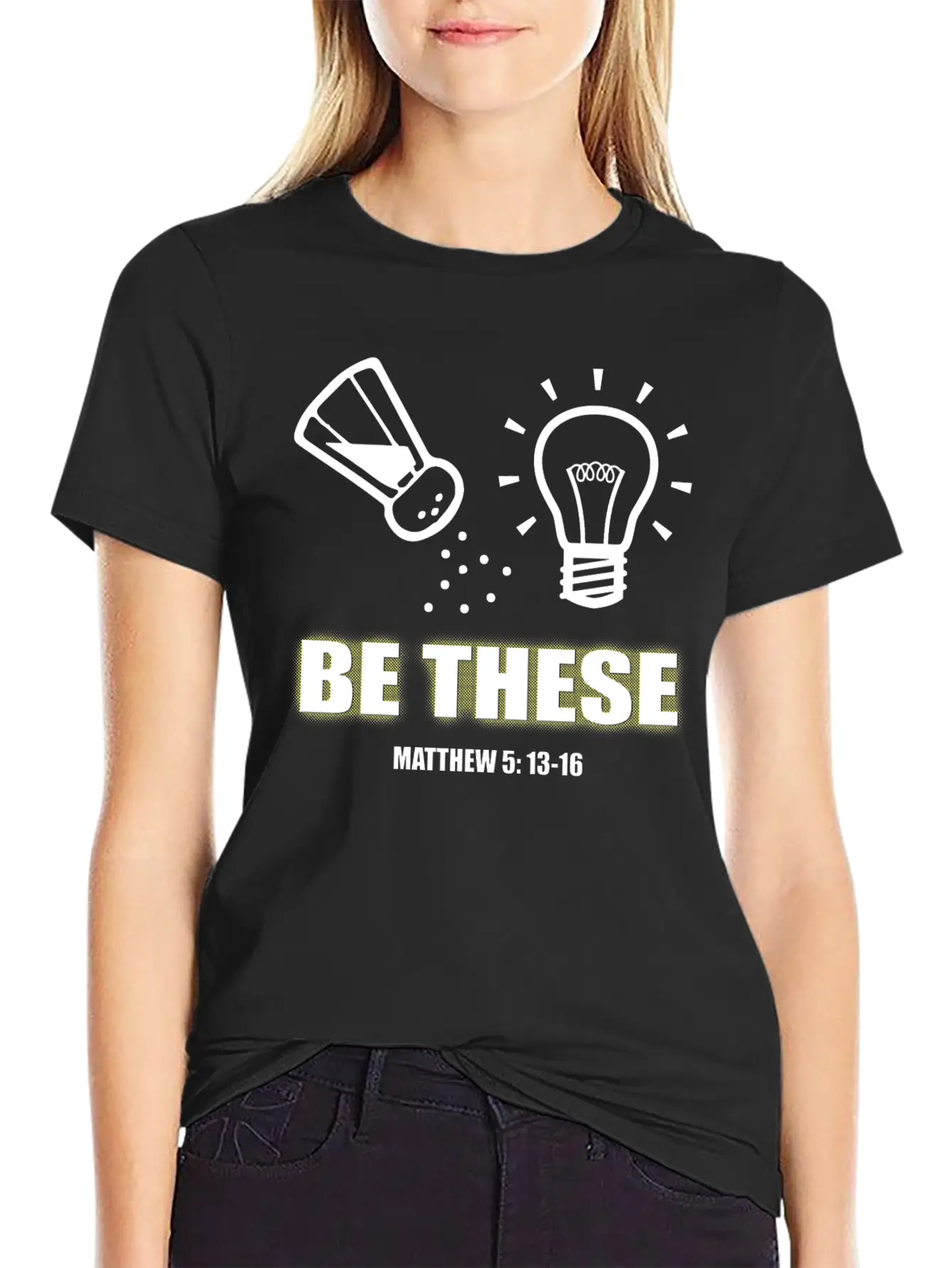 Salt And Light T-shirt Lightweight Cotton T-Shirt – Daily Comfort Graphic Shirt