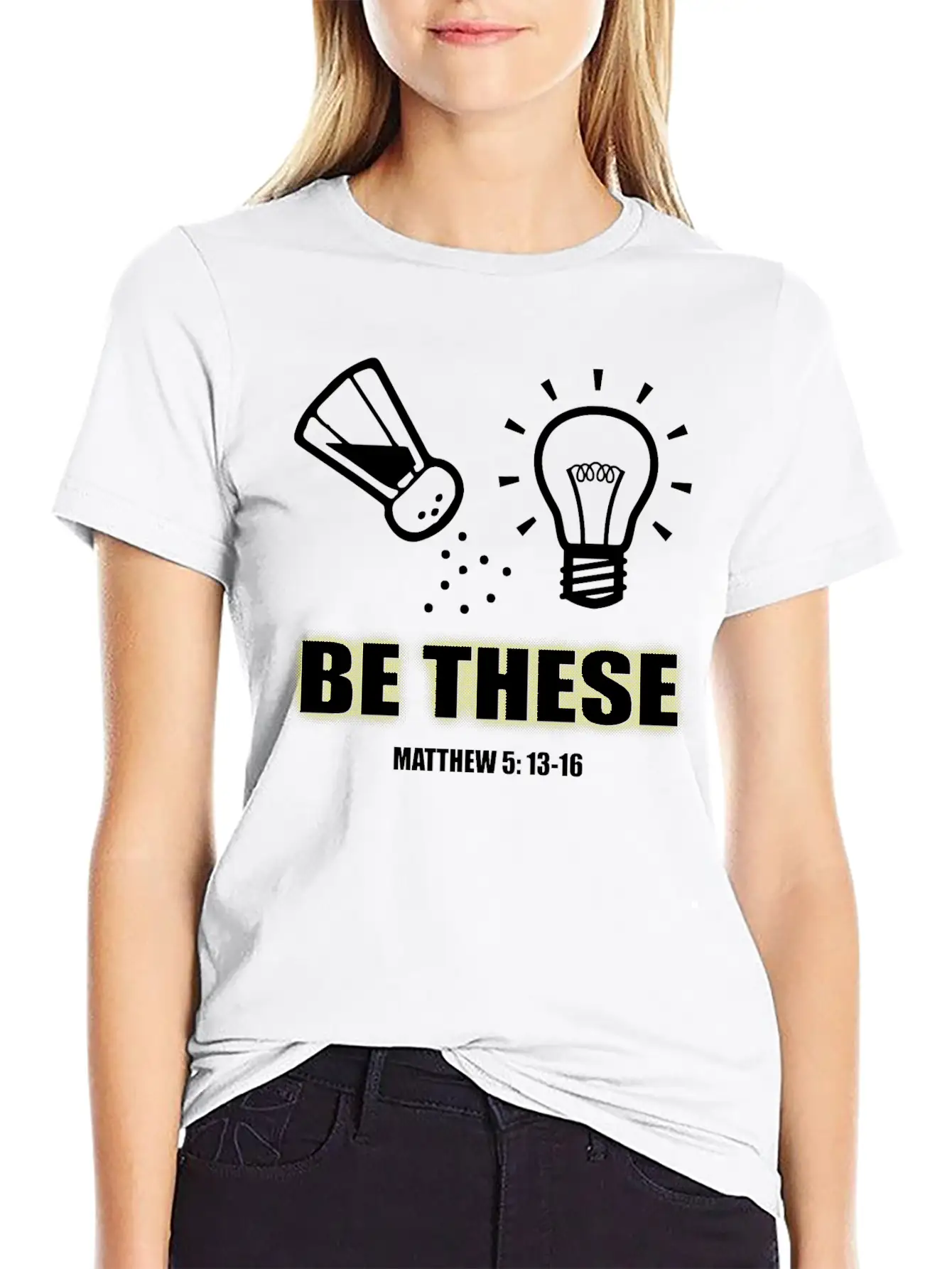 Salt And Light T-shirt Lightweight Cotton T-Shirt – Daily Comfort Graphic Shirt