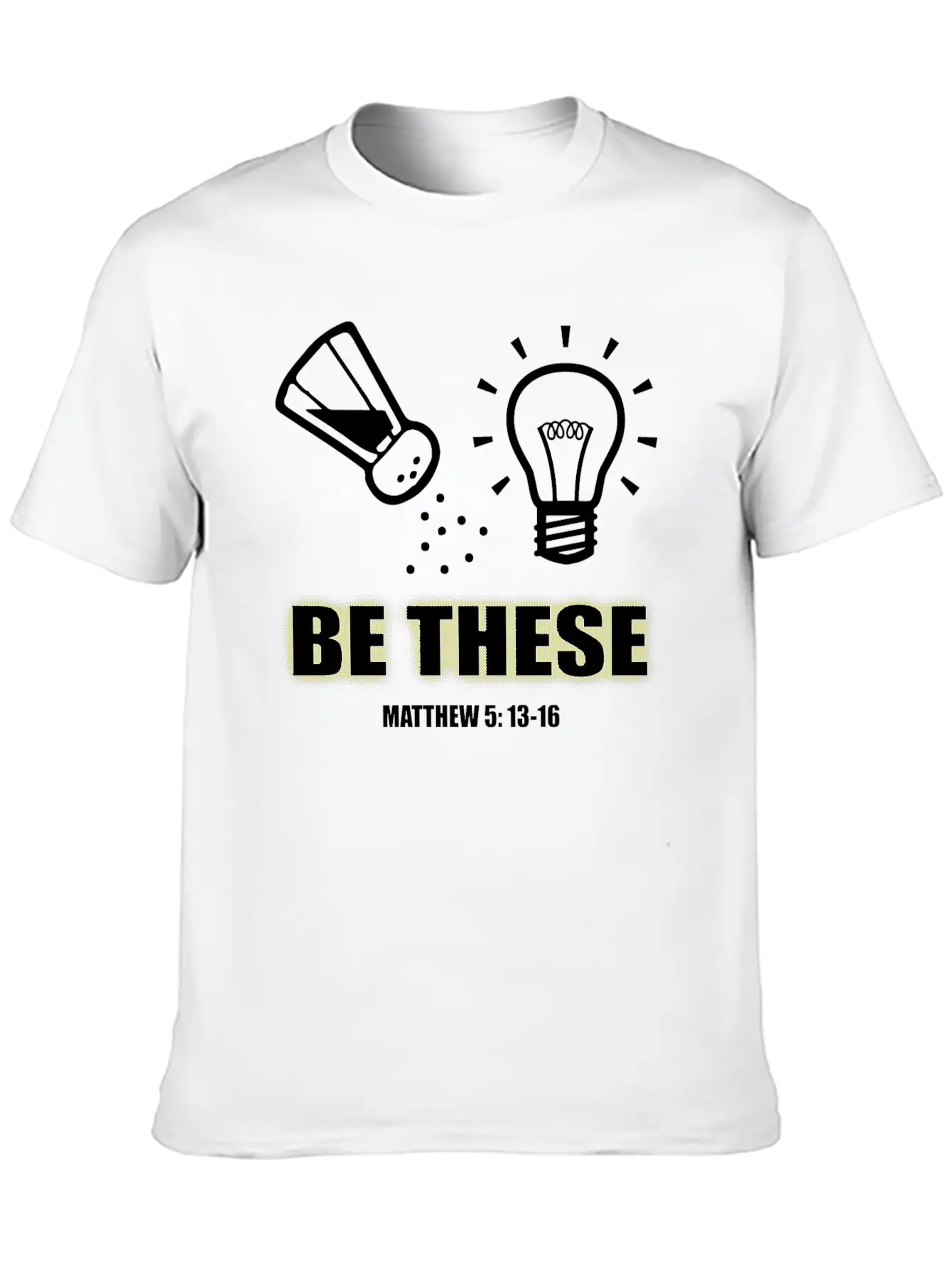 Salt And Light T-shirt Lightweight Cotton T-Shirt – Daily Comfort Graphic Shirt