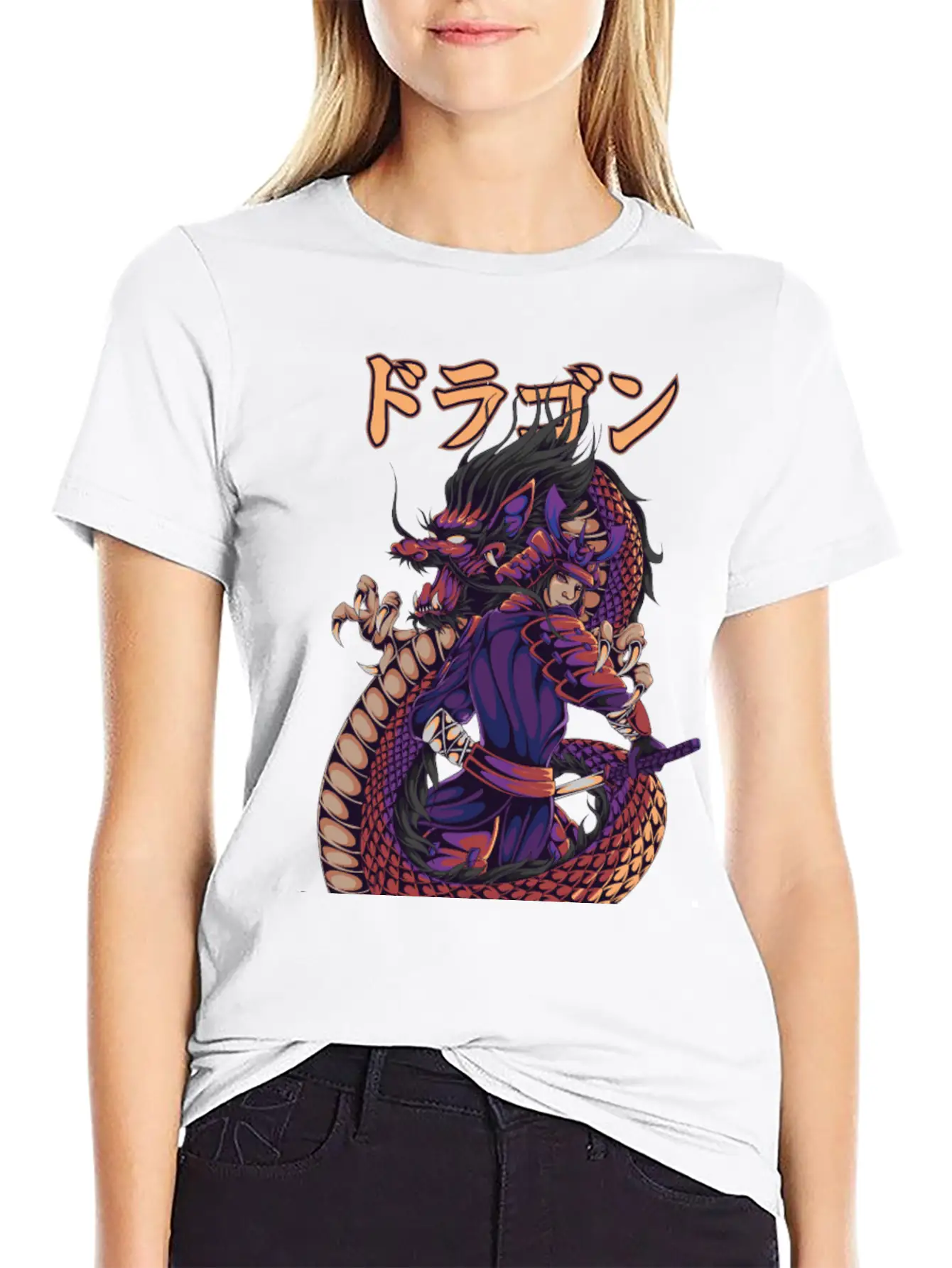 Samurai Spirit Lightweight Cotton T-Shirt – Daily Comfort Graphic Shirt