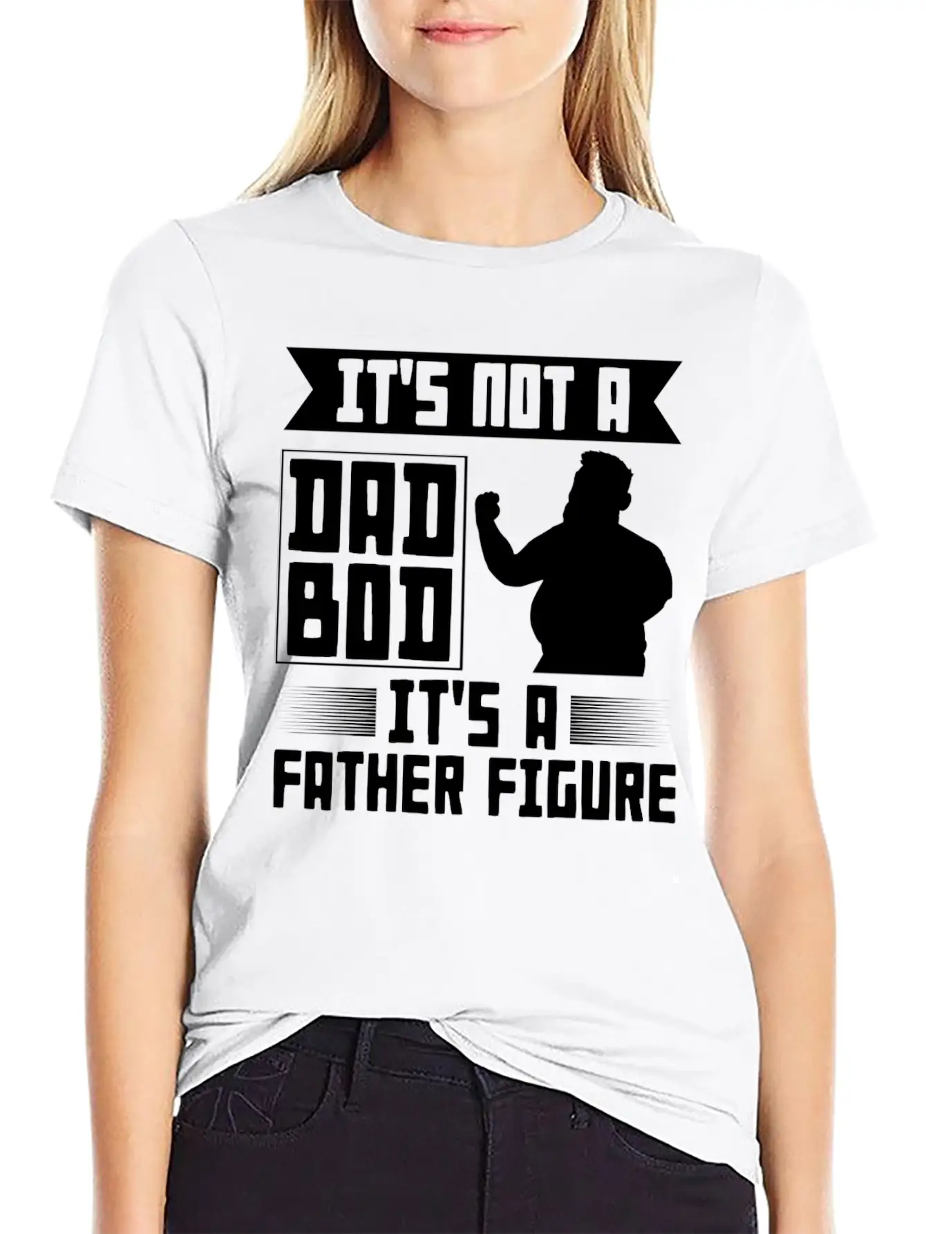 Sarcastic Dad Bod Father Lightweight Cotton T-Shirt – Daily Comfort Graphic Shirt