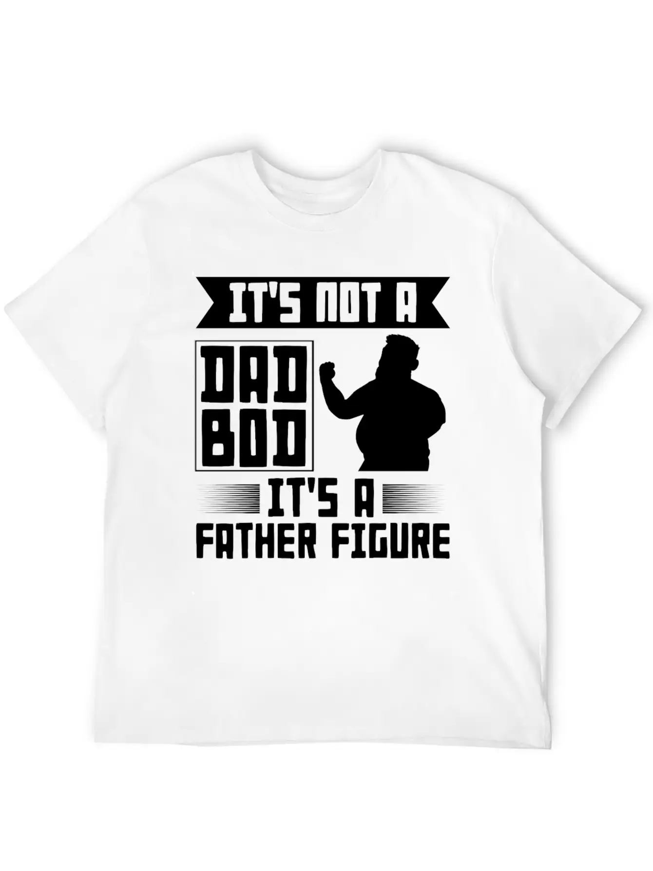 Sarcastic Dad Bod Father Lightweight Cotton T-Shirt – Daily Comfort Graphic Shirt