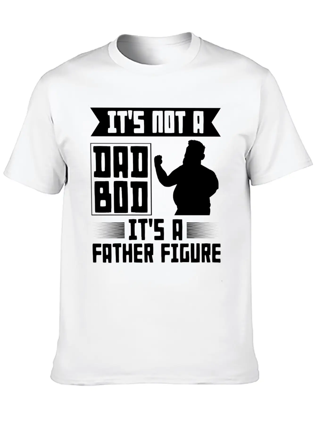 Sarcastic Dad Bod Father Lightweight Cotton T-Shirt – Daily Comfort Graphic Shirt