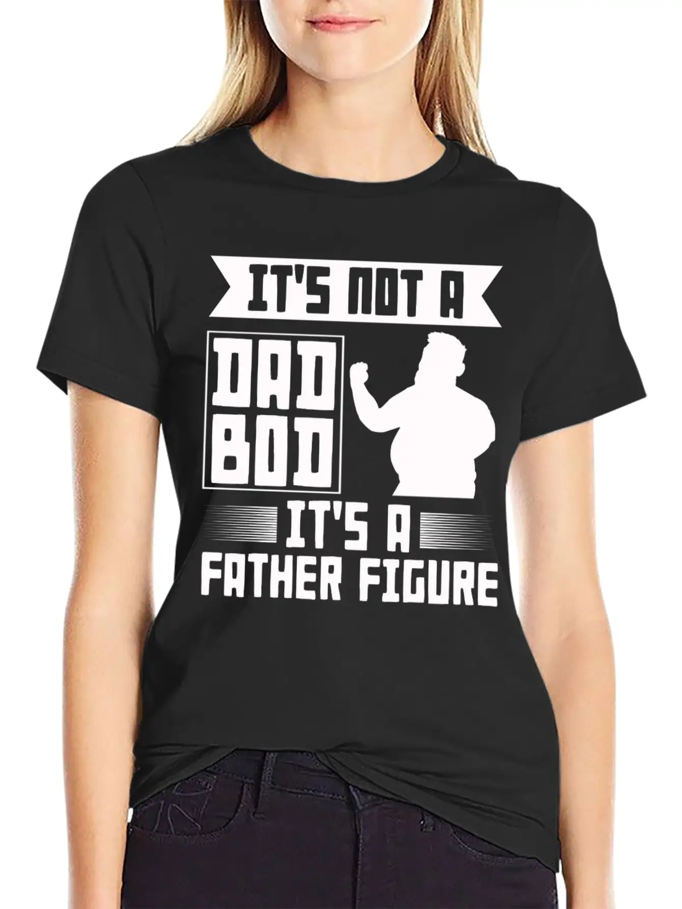 Sarcastic Dad Bod Father Lightweight Cotton T-Shirt – Daily Comfort Graphic Shirt
