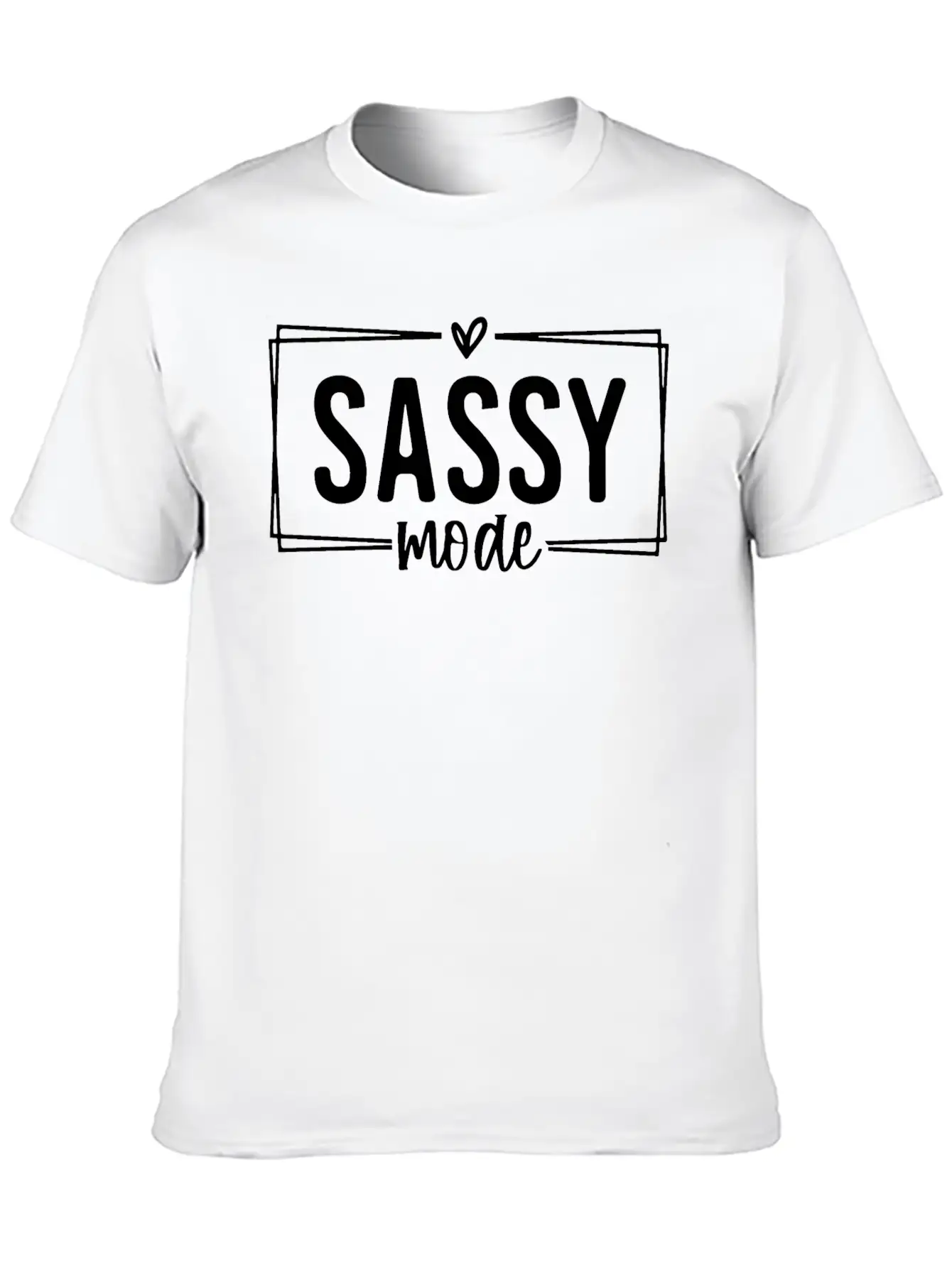 Sassy Mode Funny Lightweight Cotton T-Shirt – Daily Comfort Graphic Shirt