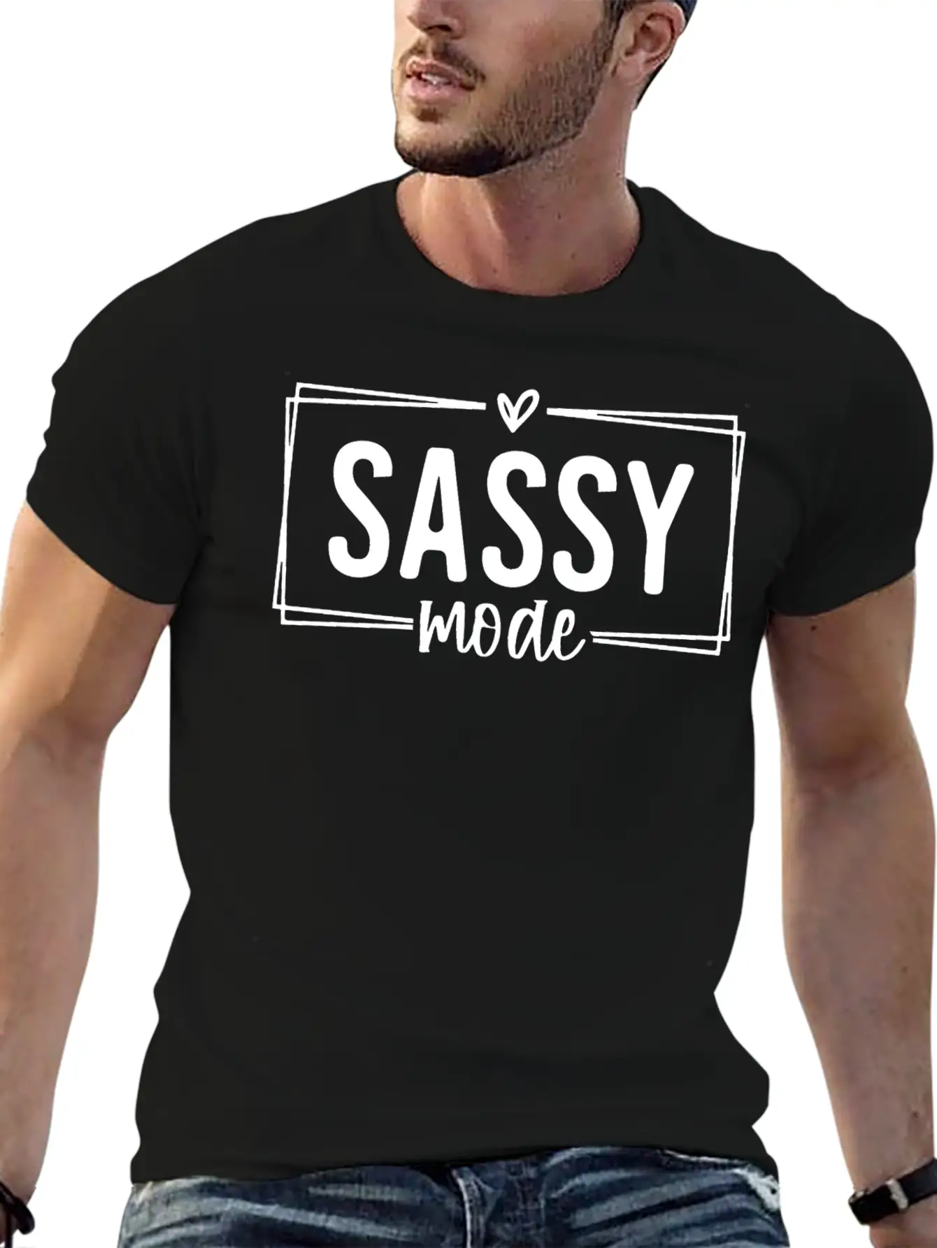 Sassy Mode Funny Lightweight Cotton T-Shirt – Daily Comfort Graphic Shirt