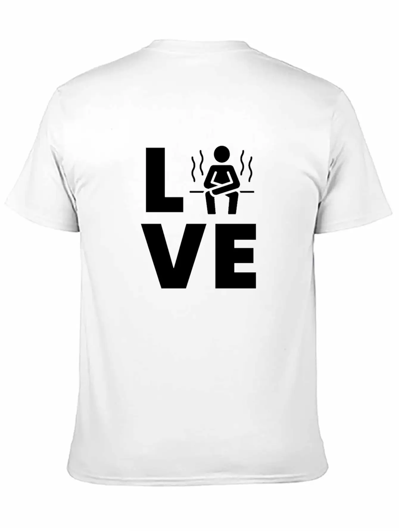 Sauna - LOVE Sit In The Sauna Lightweight Cotton T-Shirt – Daily Comfort Graphic Shirt