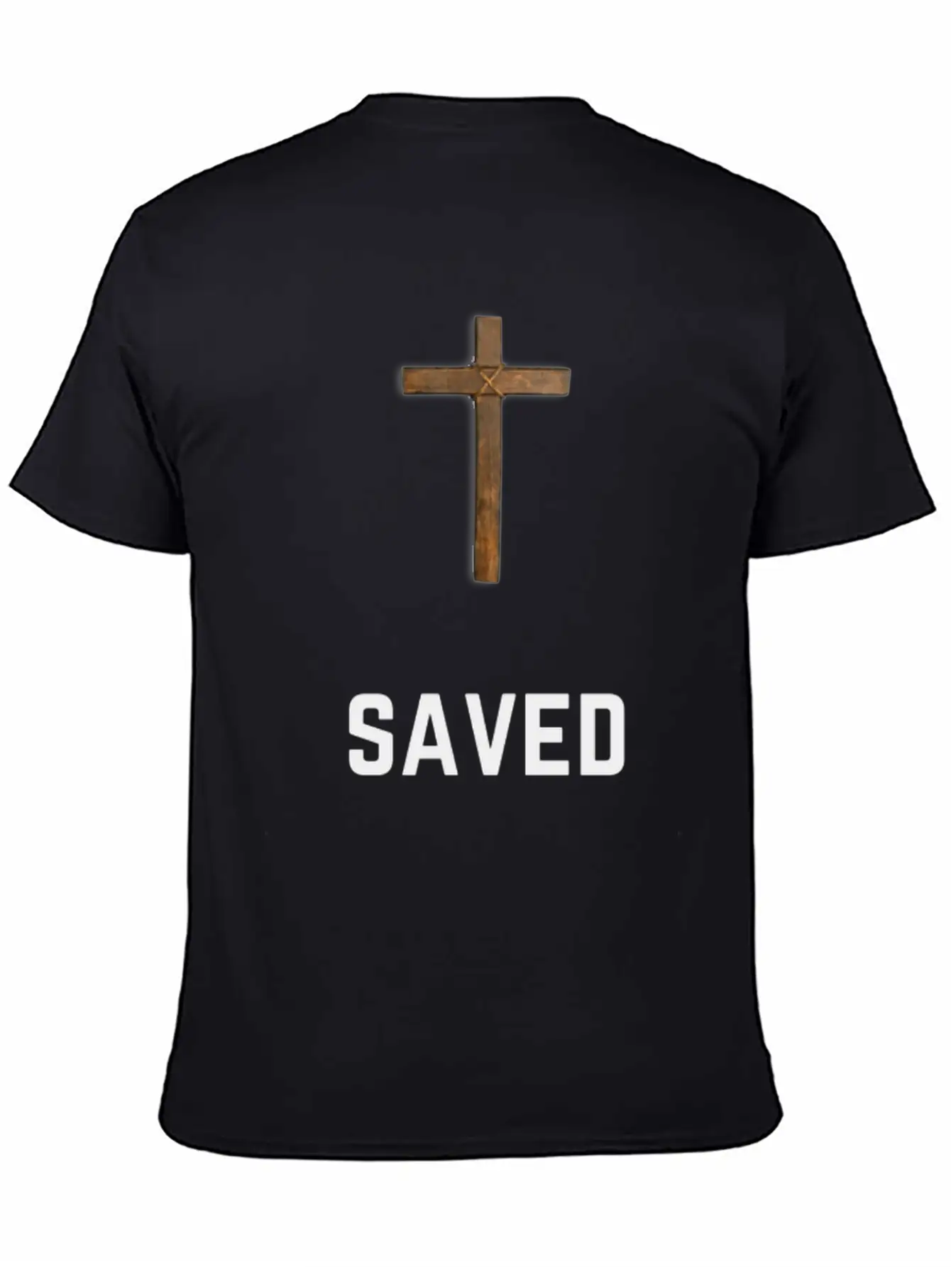 Saved By Grace Lightweight Cotton T-Shirt – Daily Comfort Graphic Shirt