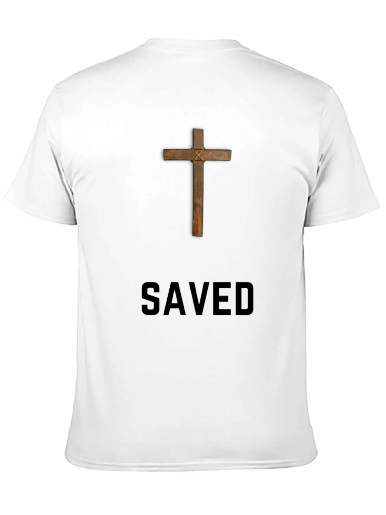 Saved By Grace Lightweight Cotton T-Shirt – Daily Comfort Graphic Shirt