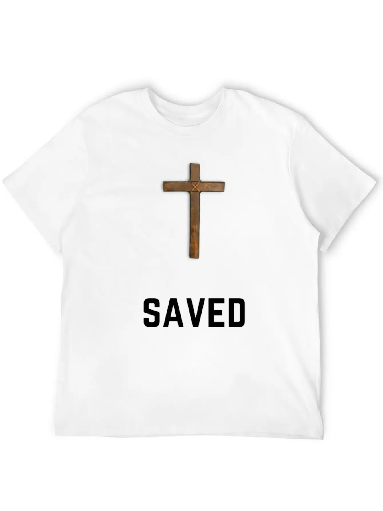 Saved By Grace Lightweight Cotton T-Shirt – Daily Comfort Graphic Shirt