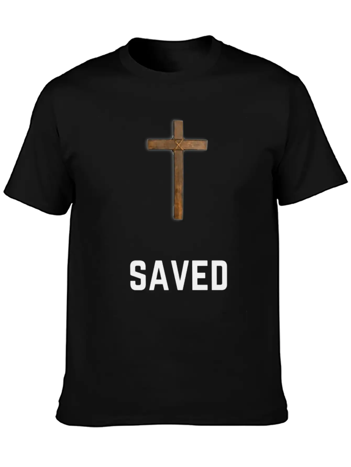 Saved By Grace Lightweight Cotton T-Shirt – Daily Comfort Graphic Shirt