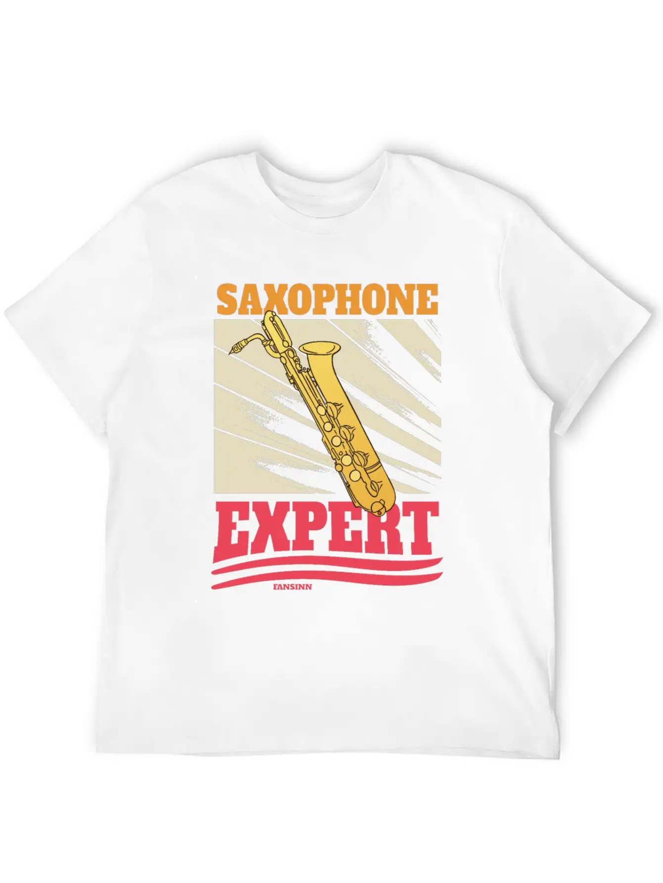 Saxophone Expert Lightweight Cotton T-Shirt – Daily Comfort Graphic Shirt