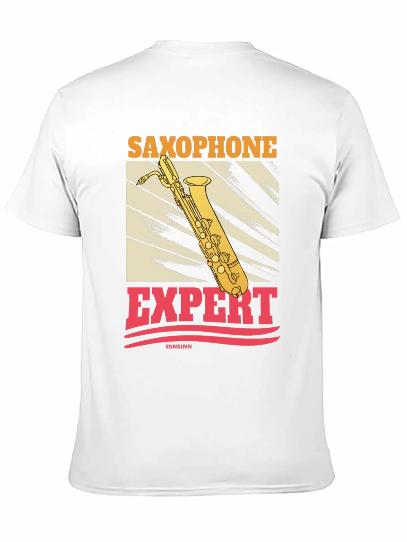 Saxophone Expert Lightweight Cotton T-Shirt – Daily Comfort Graphic Shirt