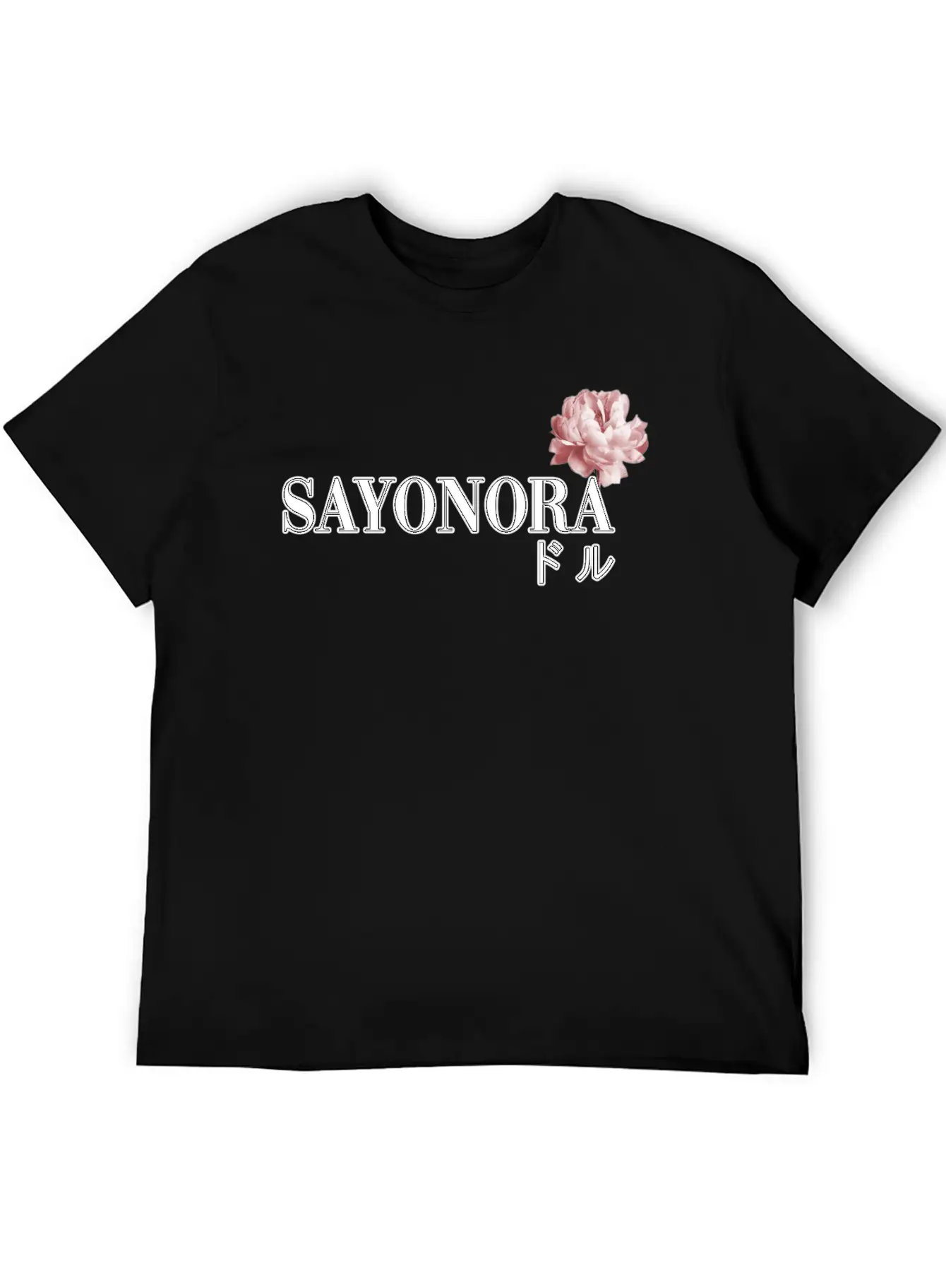 SAYONARA Lightweight Cotton T-Shirt – Daily Comfort Graphic Shirt