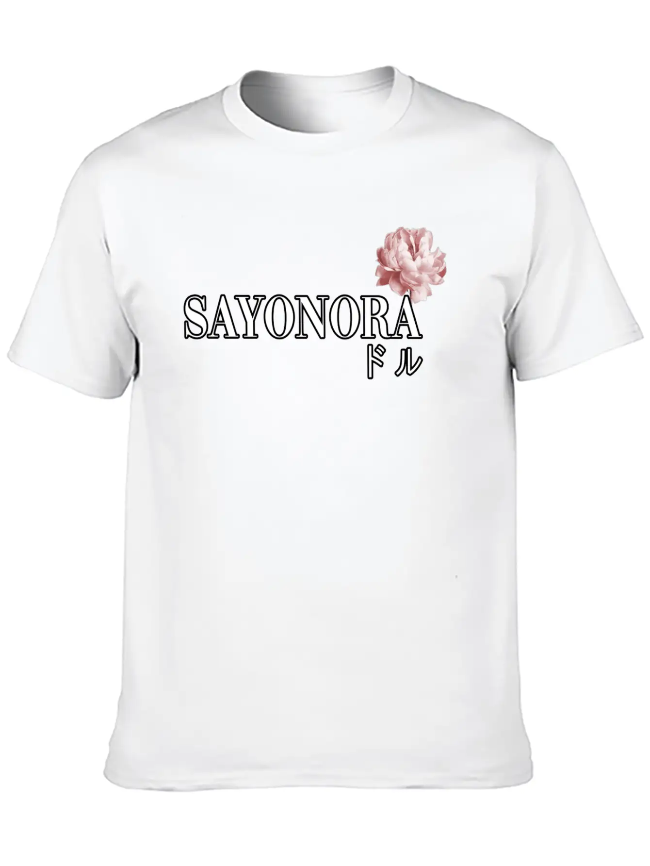 SAYONARA Lightweight Cotton T-Shirt – Daily Comfort Graphic Shirt