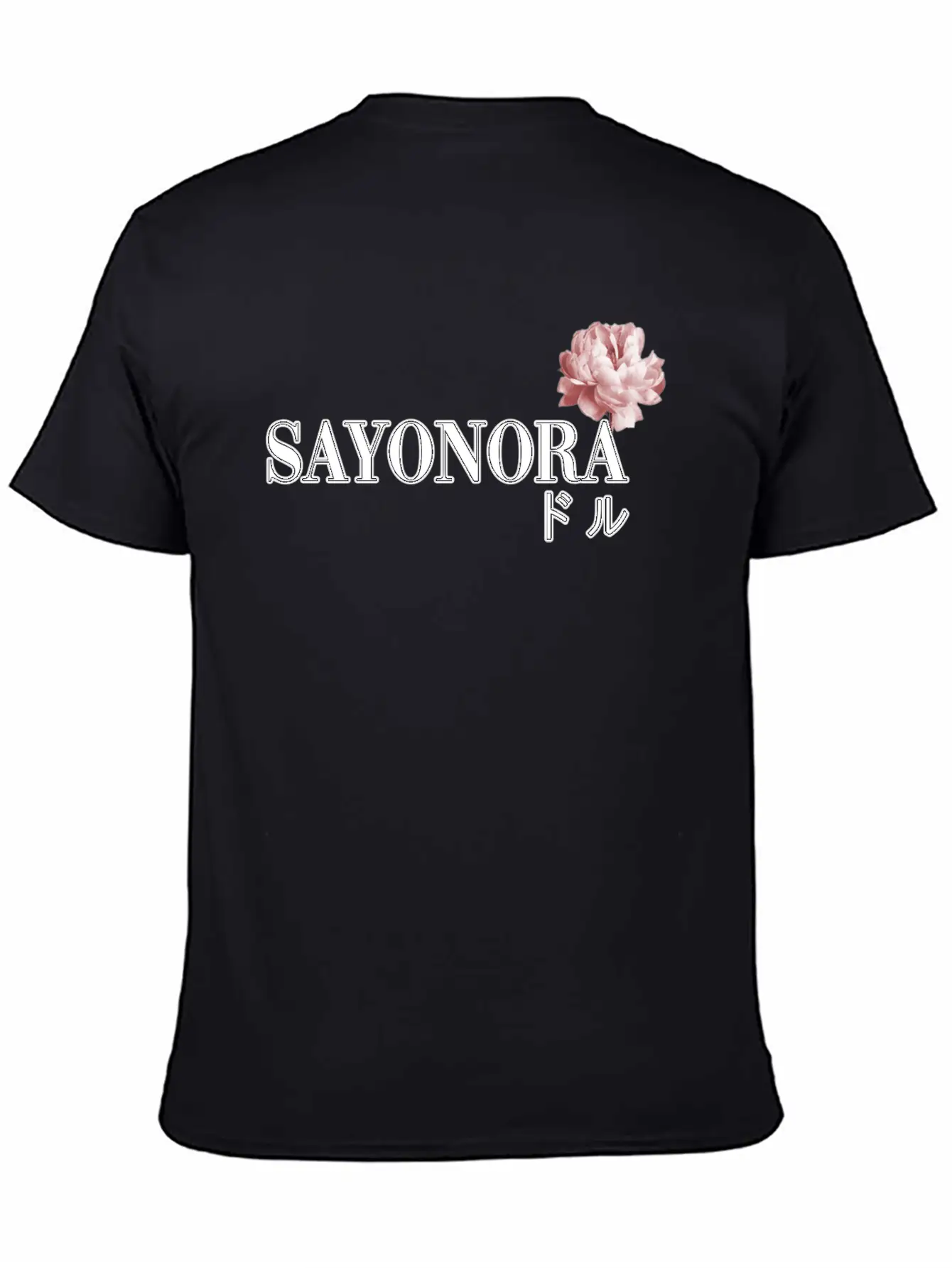 SAYONARA Lightweight Cotton T-Shirt – Daily Comfort Graphic Shirt