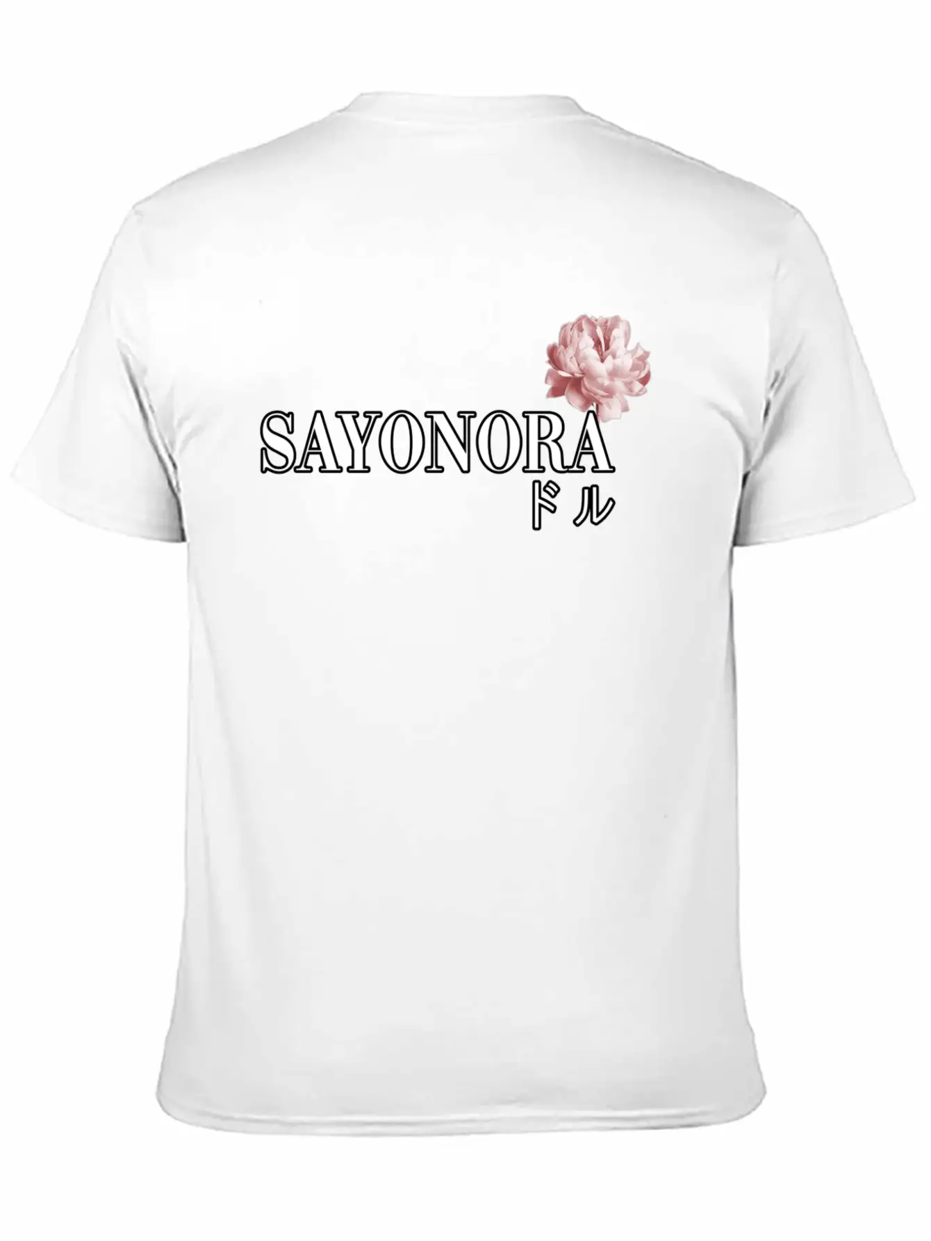 SAYONARA Lightweight Cotton T-Shirt – Daily Comfort Graphic Shirt